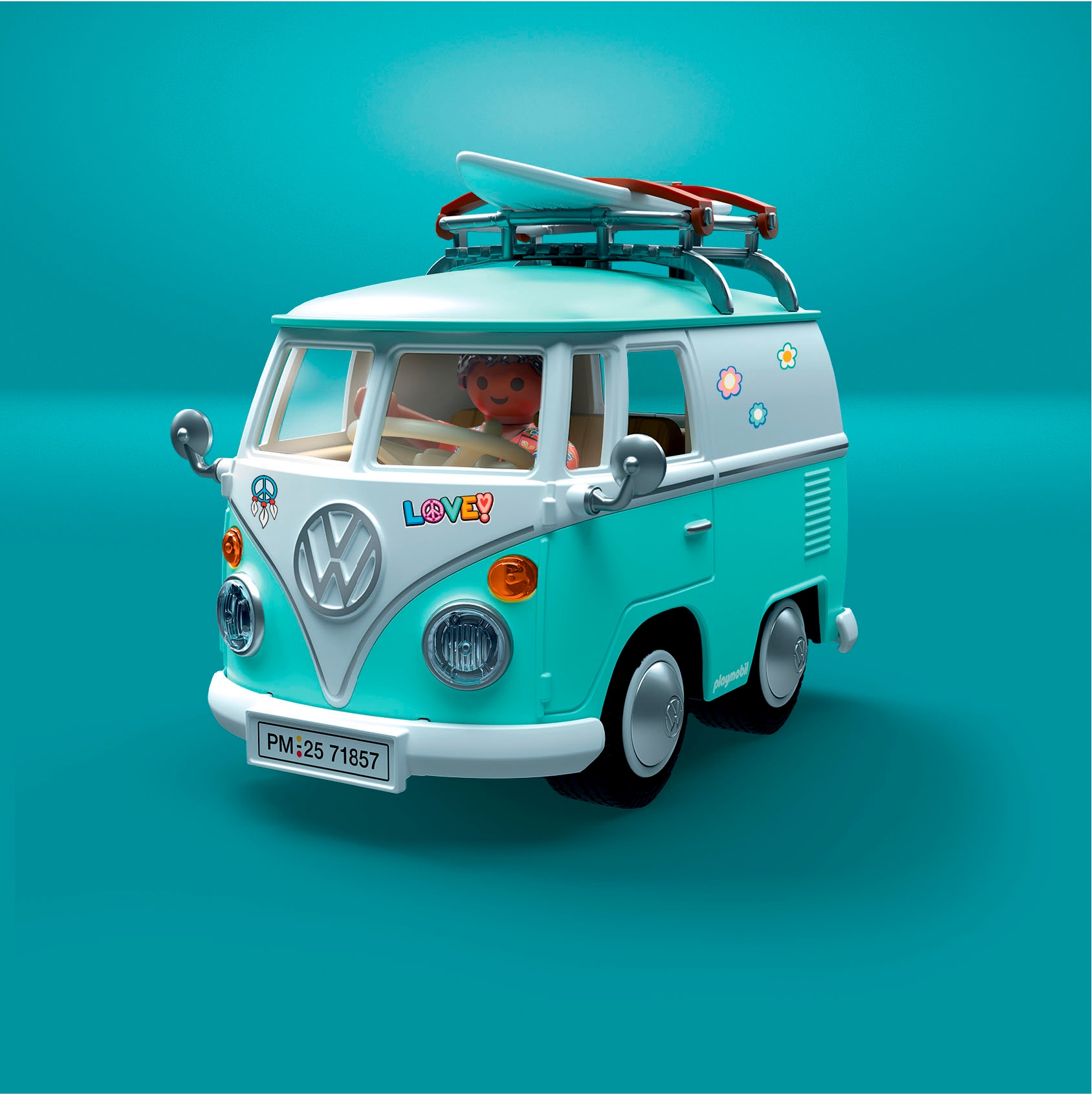 Playmobil® Konstruktions-Spielset »PLAYMOBIL X Volkswagen T1 Camper (71857), Cars«, (31 St.), Made in Europe