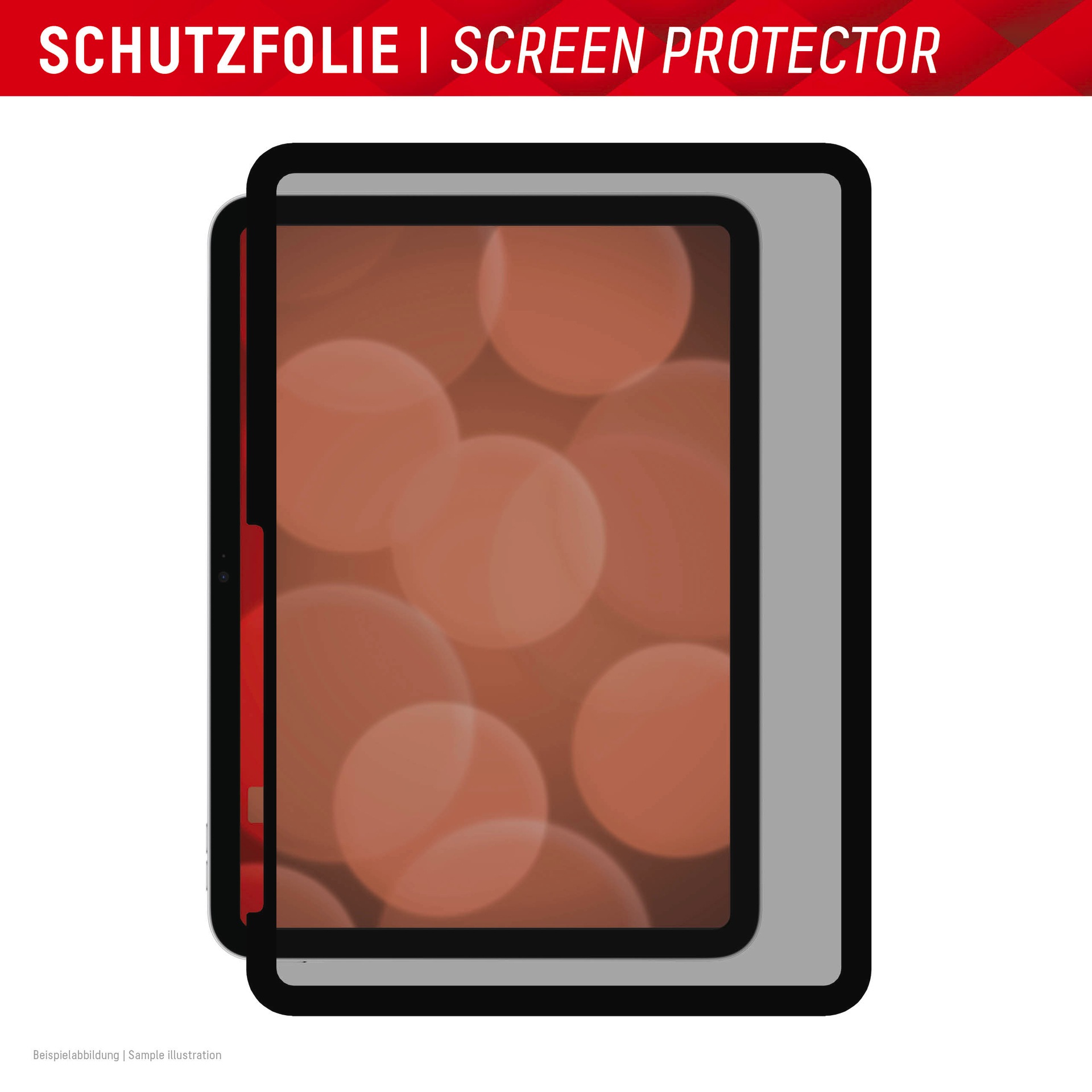 Displex Displayschutzfolie »Tablet Privacy Safe«, für Apple iPad 10,9" (10. Gen., 2022)-Apple iPad 11" (2025)-Apple iPad Air 11" (2024/2025), Blickschutzfolie, Schutzfolie, Bildschirmschutz, kratz- & stoßfest
