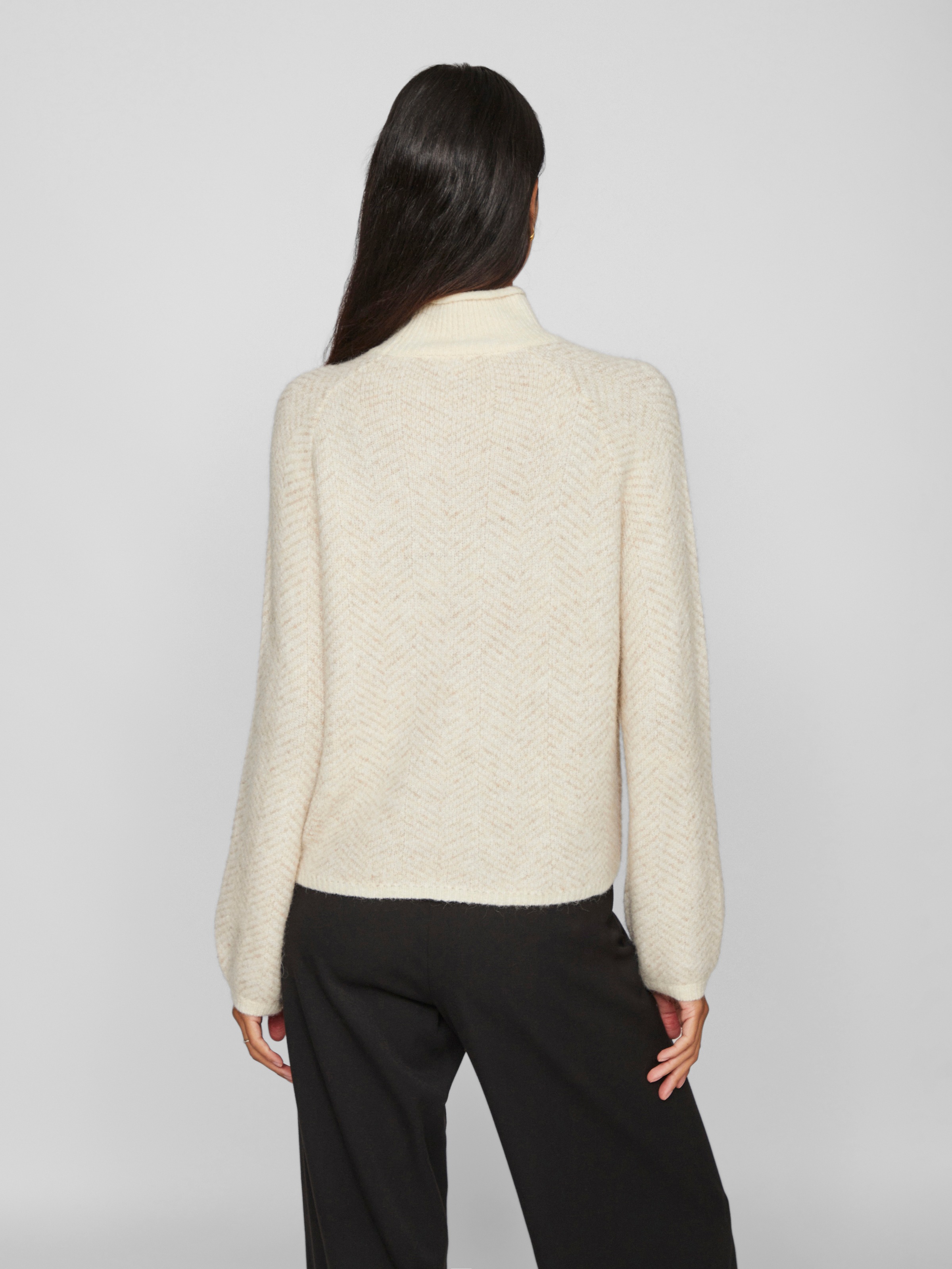 Vila Stehkragenpullover »VILORY HIGH NECK L/S KNIT TOP - NOOS«