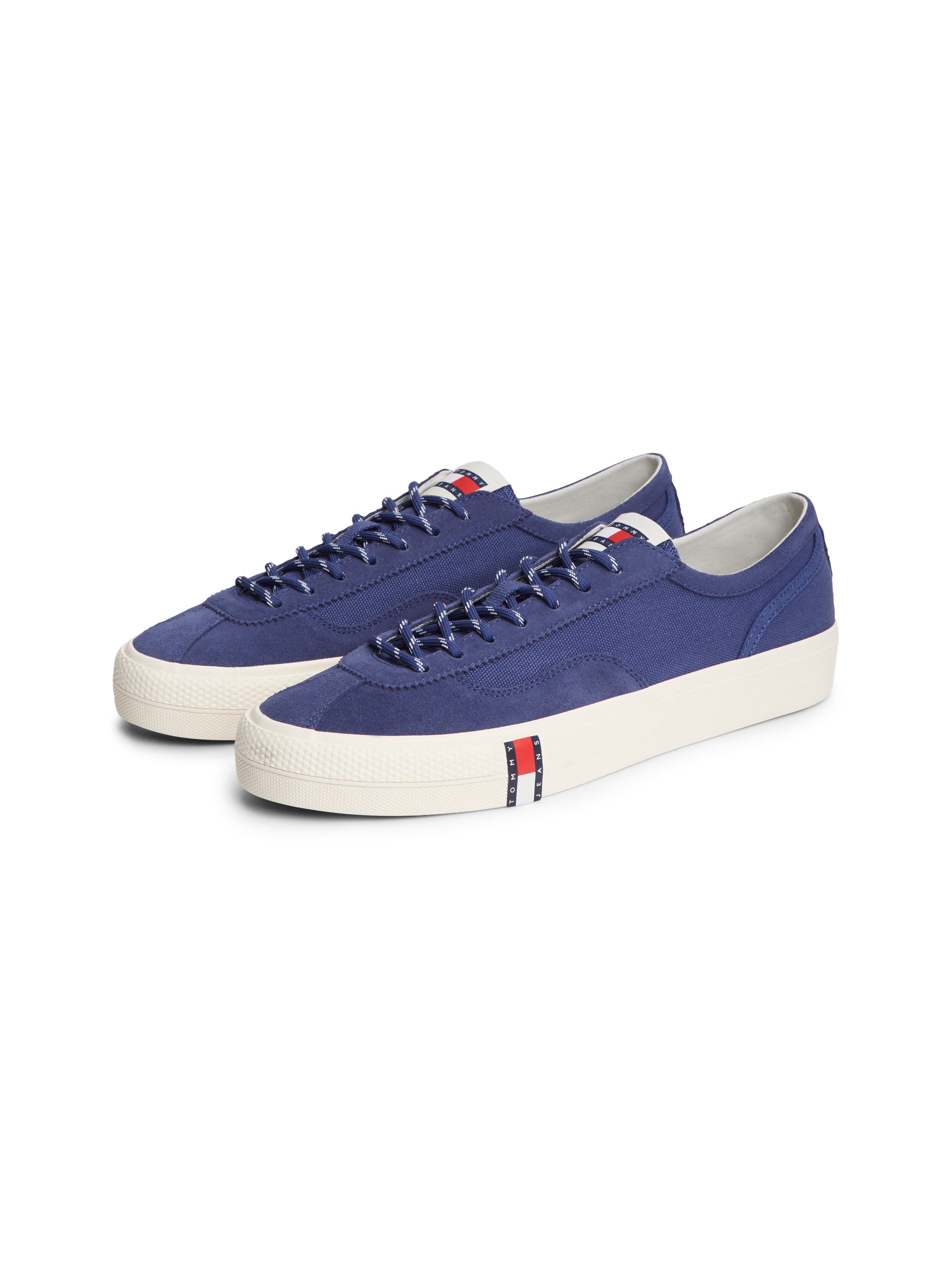 Tommy Jeans Sneaker »ARCHIVE VULC Y2K CANVAS MIX«  Freizeitschuh, Halbschuh, Schnürschuh mit Logoflagge in der Sohle