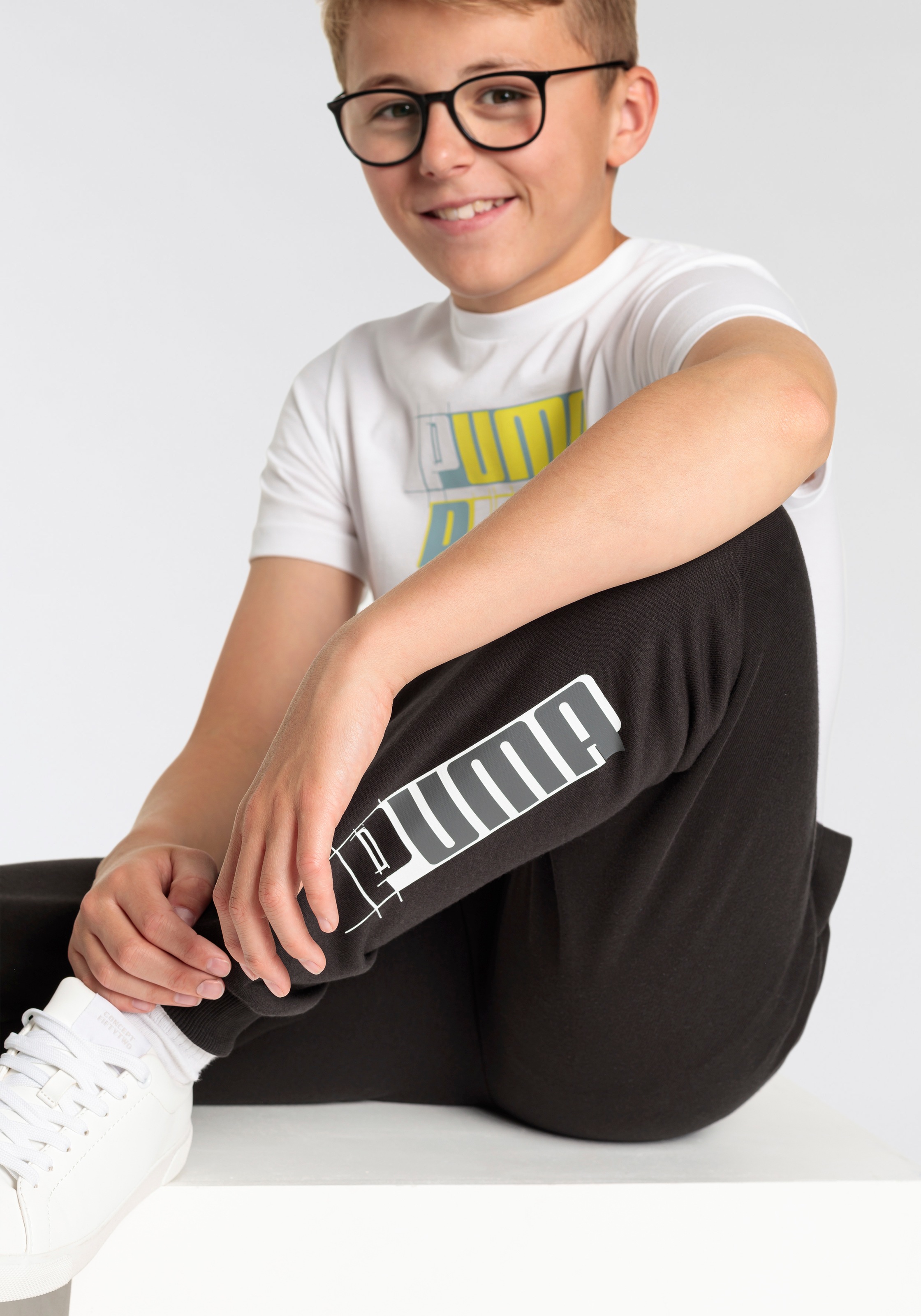 PUMA Jogginghose »ESS+ LOGO LAB SWEATPANTS TR CL B«