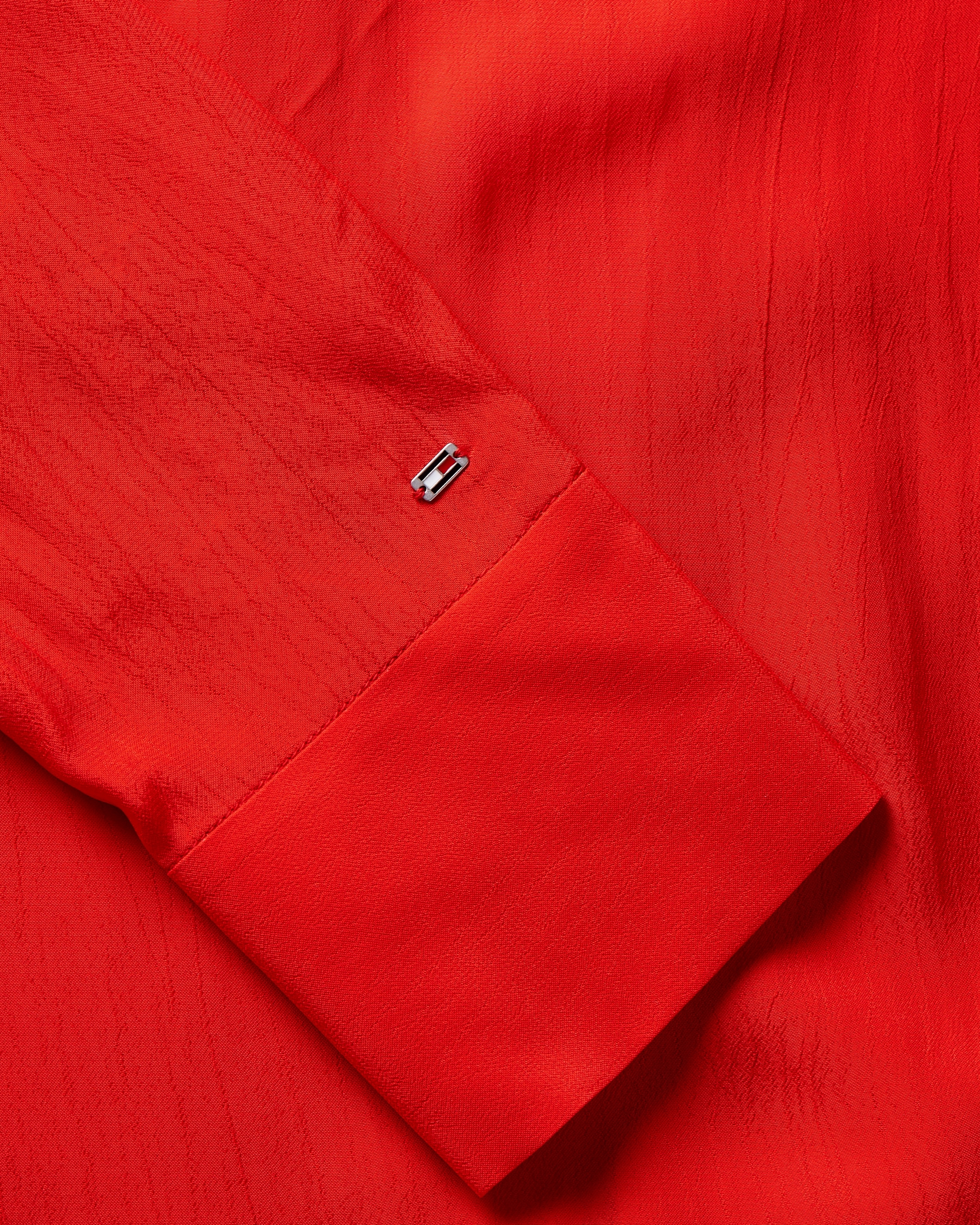 Tommy Hilfiger Blusenkleid »FLUID VISCOSE CREPE KNEE DRESS«, mit Logopatch  bestellen im OTTO Online Shop