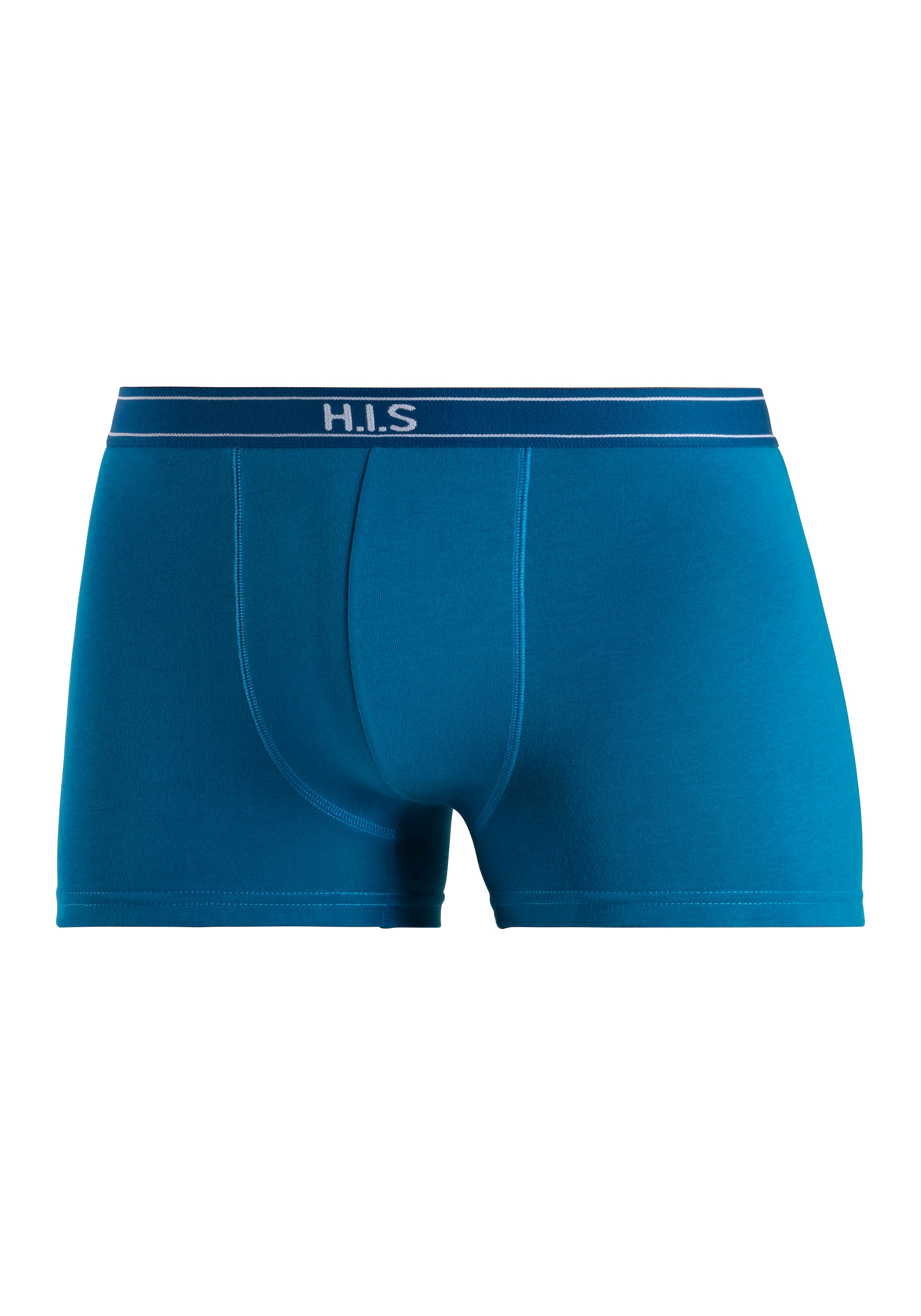 H.I.S Boxer »Boxershorts für Herren«, (Packung, 5 St.), mit Steifen und Logo im Bund