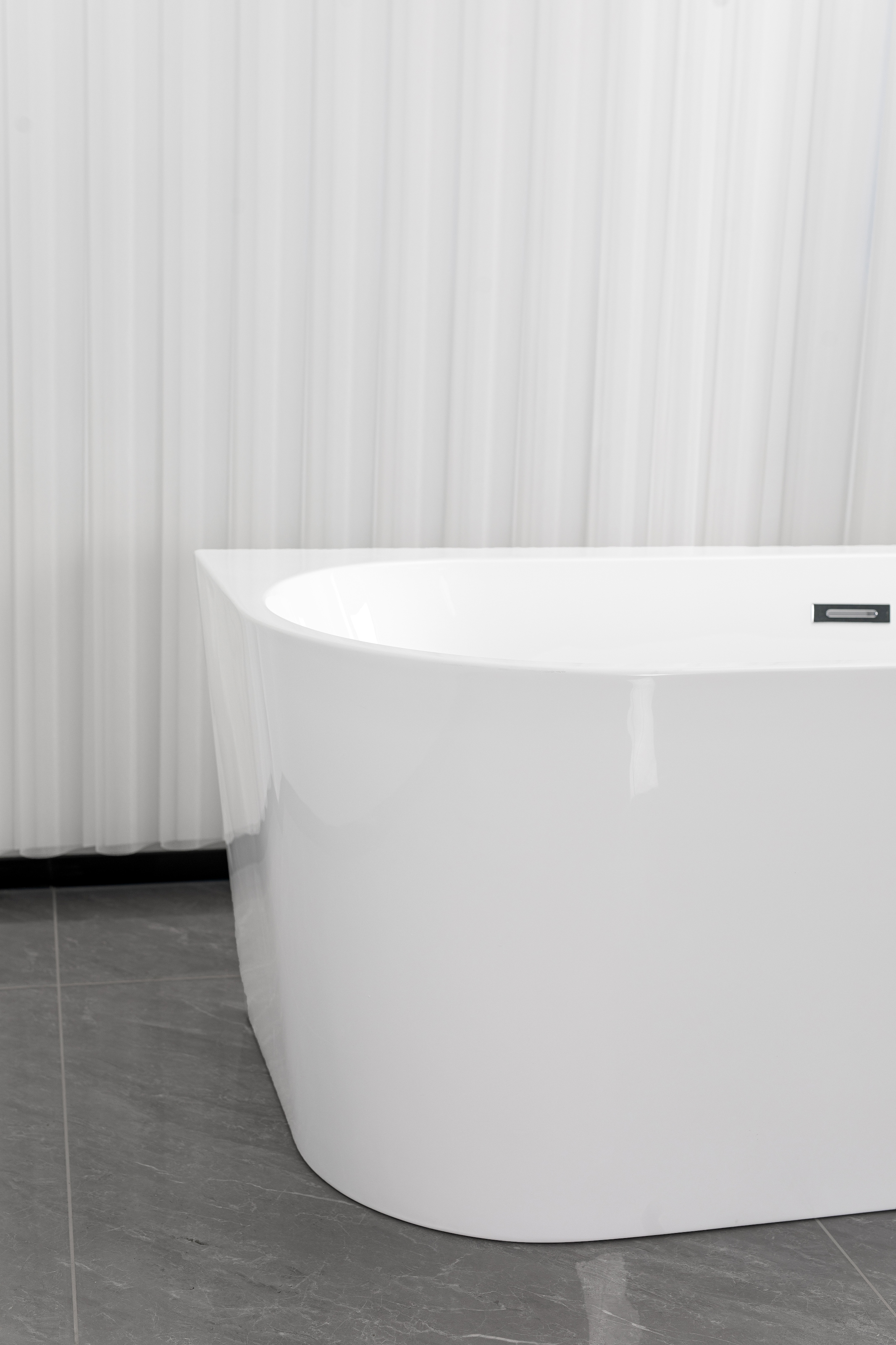 Sanotechnik Badewanne »LUMA« Höhe 56 cm mit Ablaufstöpsel | verstellbare Füße | Überlauf 160cm, Acryl Badewanne rechts