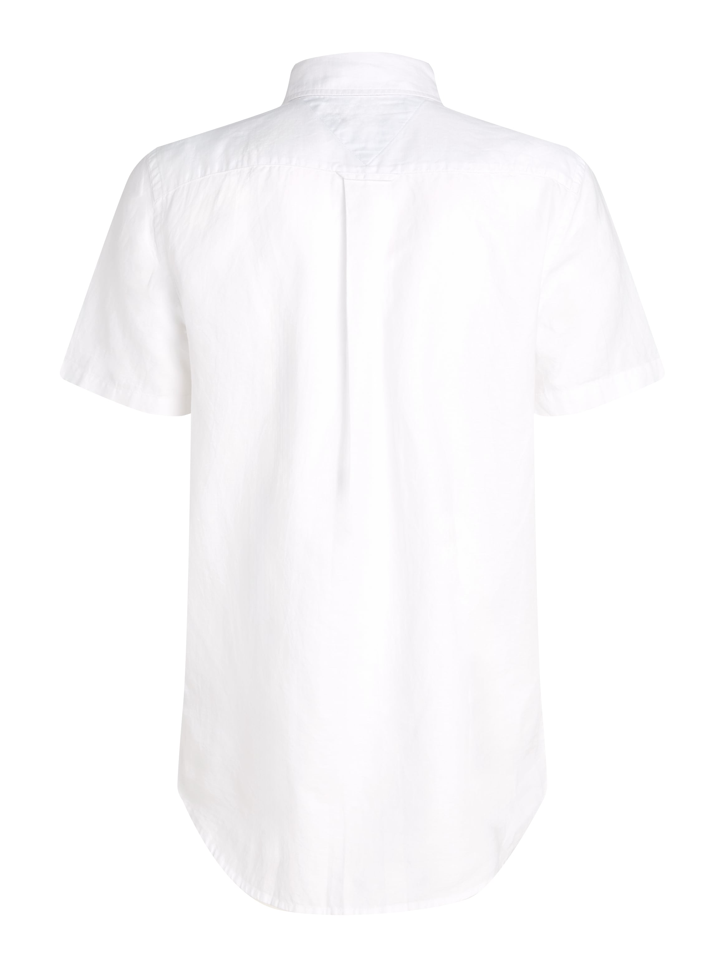 Tommy Hilfiger Kurzarmhemd »LINEN BLEND SOLID  SS Regular Fit SHIRT« mit Button-down-Kragen