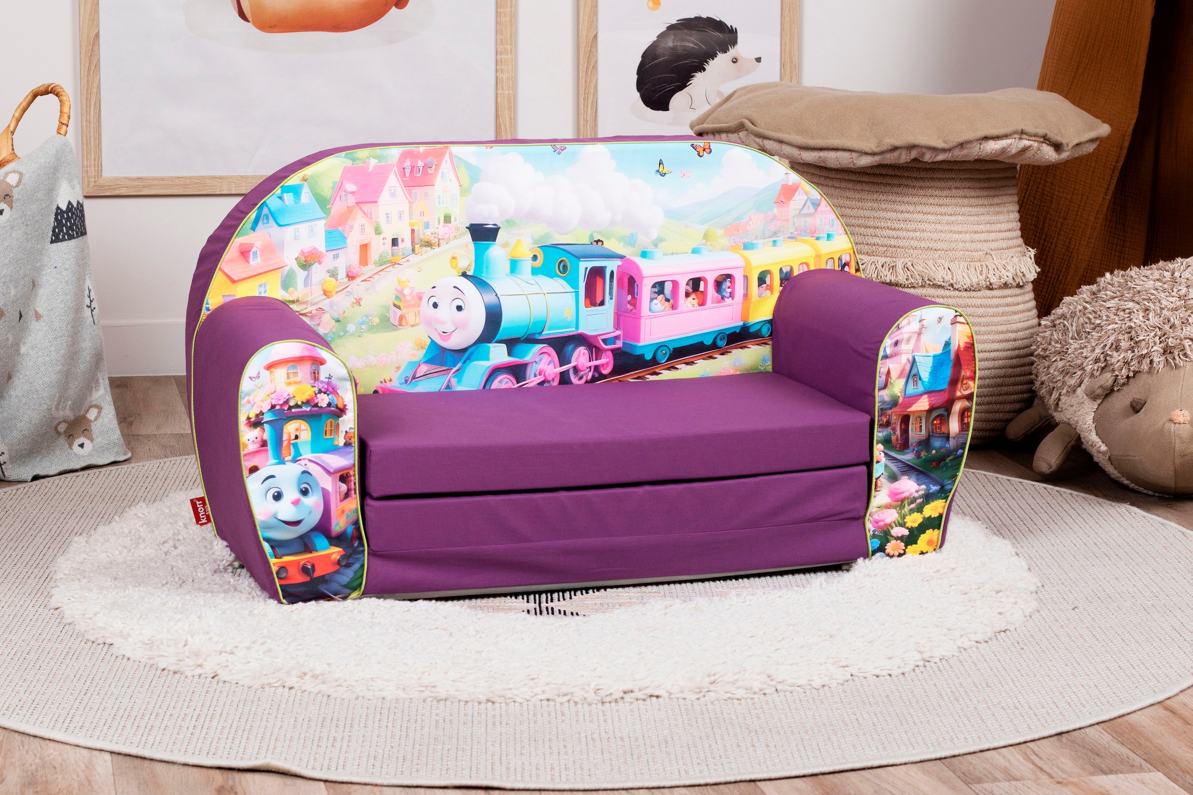 Knorrtoys® Sofa »Happy train« für Kinder; Made in Europe