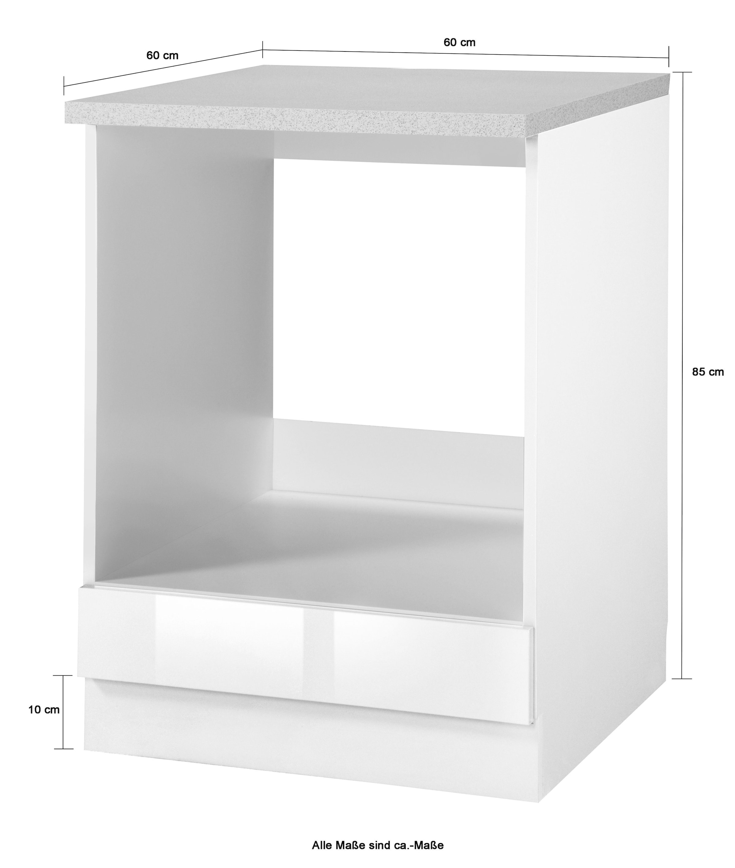 wiho Küchen Herdumbauschrank »Chicago« 60 cm breit