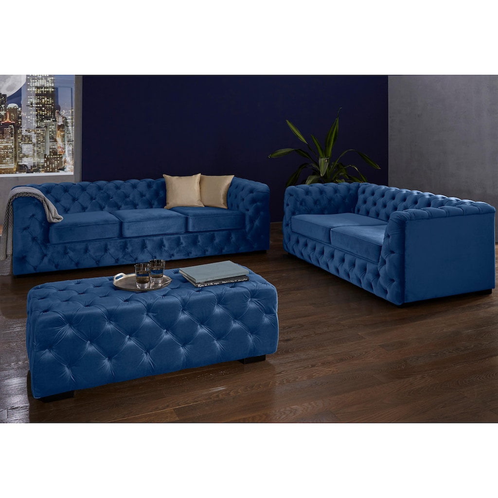 Guido Maria Kretschmer Home&Living Chesterfield-Sofa »Kalina«, mit klassischer Chesterfield-Knopfheftung