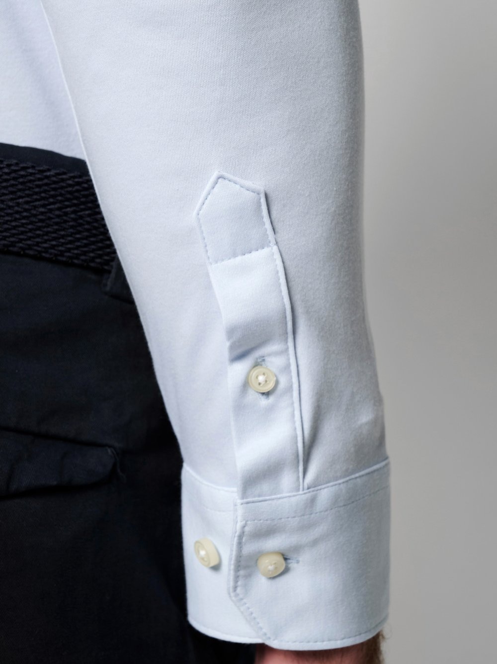 DESOTO Langarmhemd »Jerseyhemd Casual Kent langarm«, Flexibler Stretch