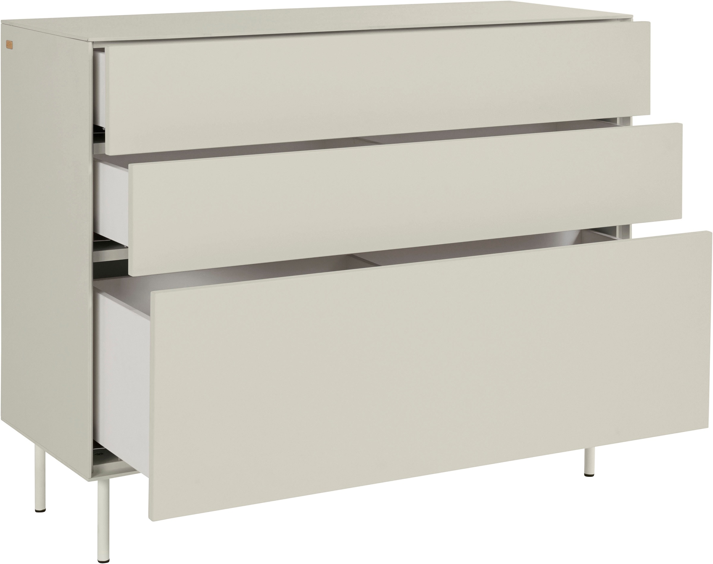 LeGer Home by Lena Gercke Sideboard »Essentials«, Breite: 112cm, MDF lackiert, Push-to-open-Funktion
