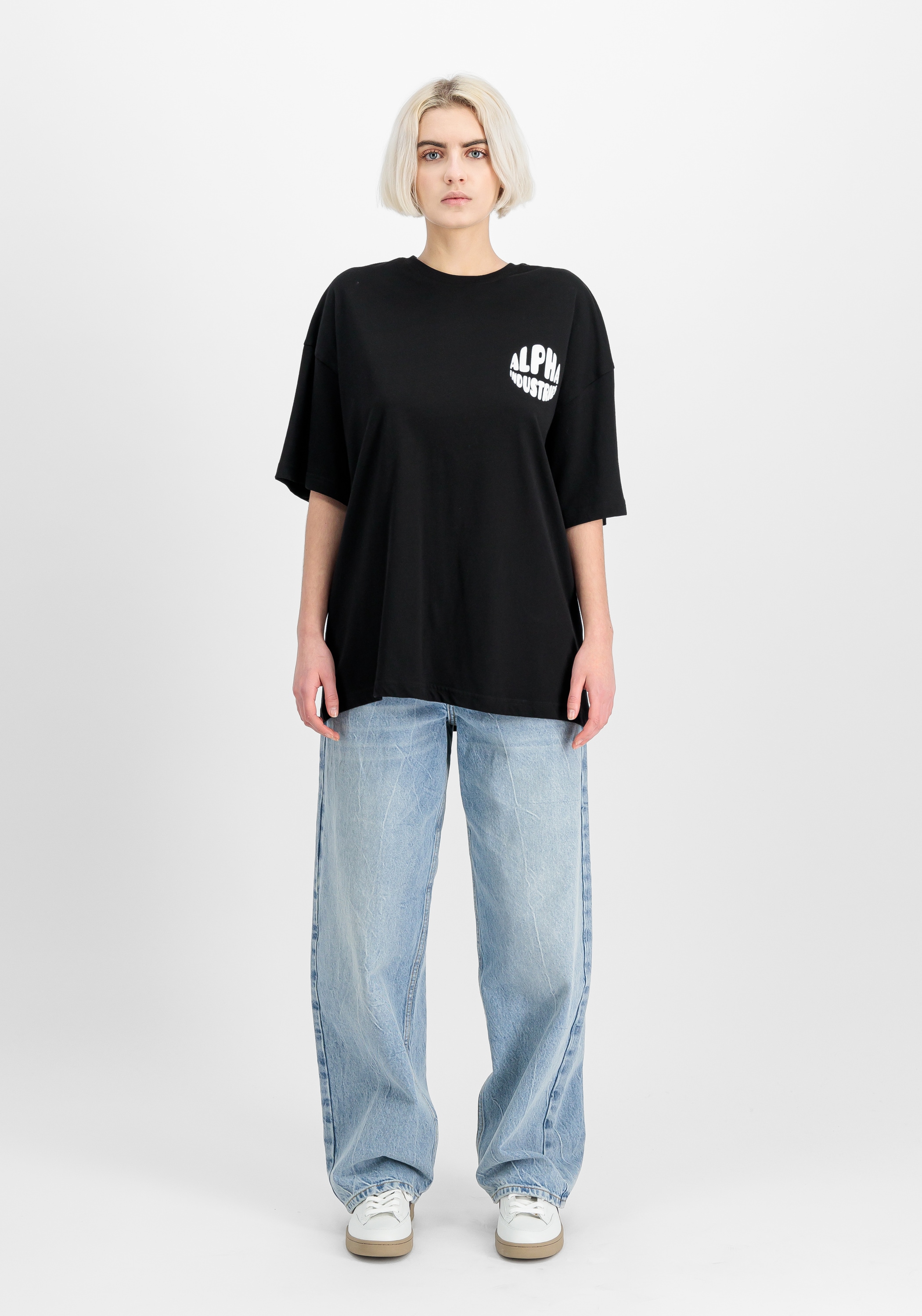 Alpha Industries T-Shirt »Alpha Industries Women - T-Shirts Logo T Back Print Women«