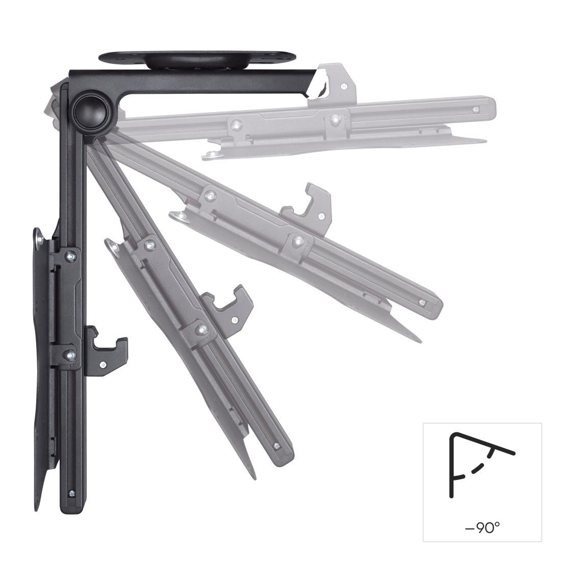 Hama TV-Deckenhalterung »Hama TV-Deckenhalterung, 117 cm (46"), Schwarz«, - VESA Standard: 100 x 100, 200 x 100, 200 x 200, 75 x 75