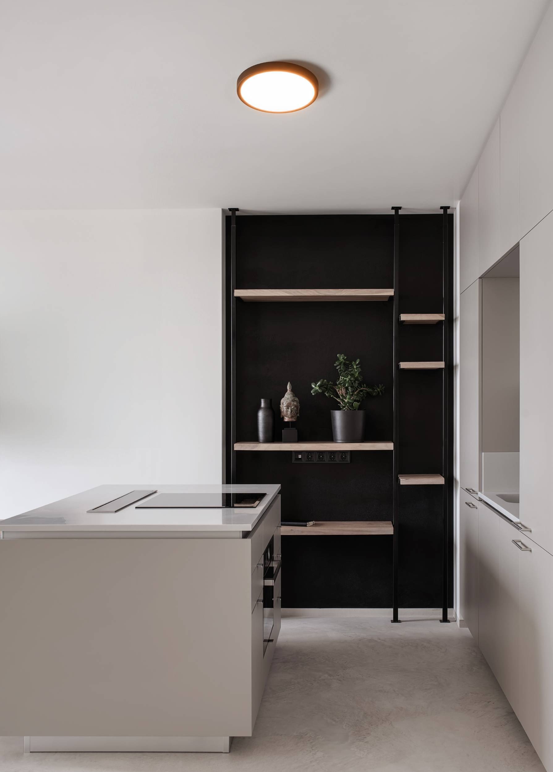 EGLO Aufbauleuchte »Fueva 6 Deckenleuchte, Aufbaulampe, Badlampe Decke, Kunststoff, IP44« LED-Modul 1 Stk. Kaltweiß | Neutralweiß | Warmweiß Aufbauleuchte - H2,5 x Ø27,8 cm - schwarz - 14,2W inkl.