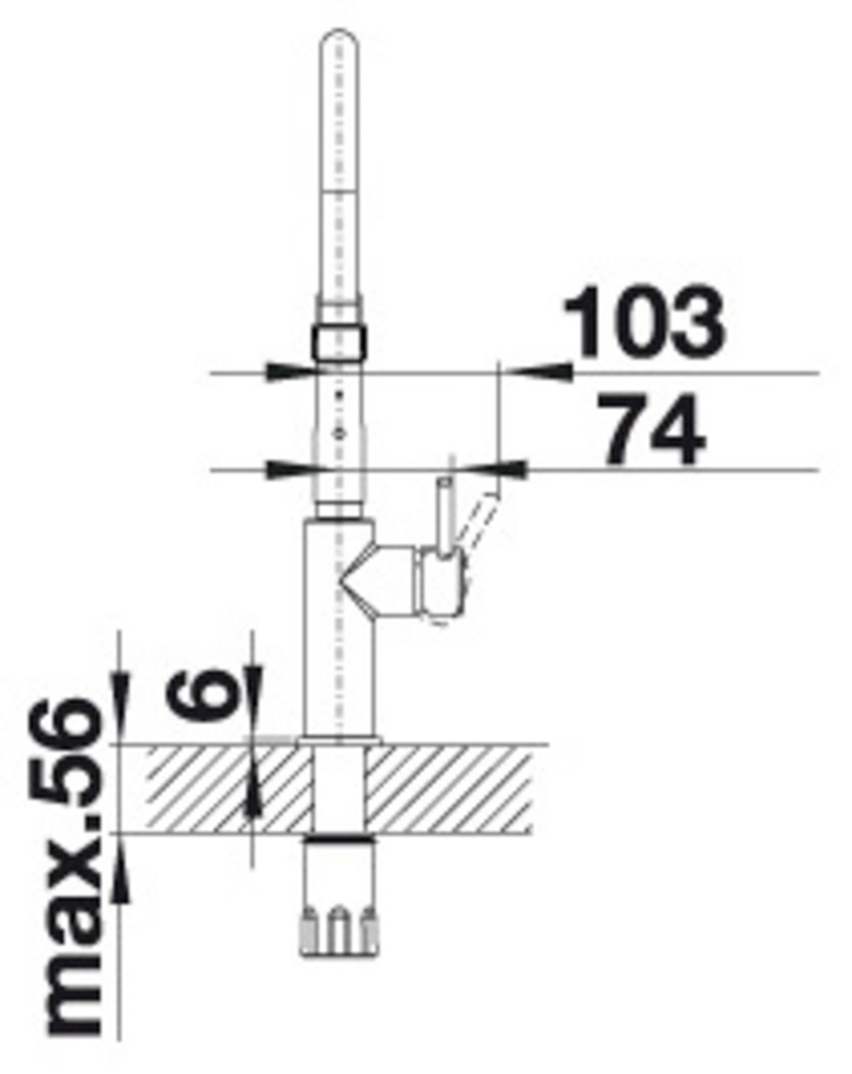 Blanco Küchenarmatur »CATRIS-S Flexo« mit Ausziehbrause