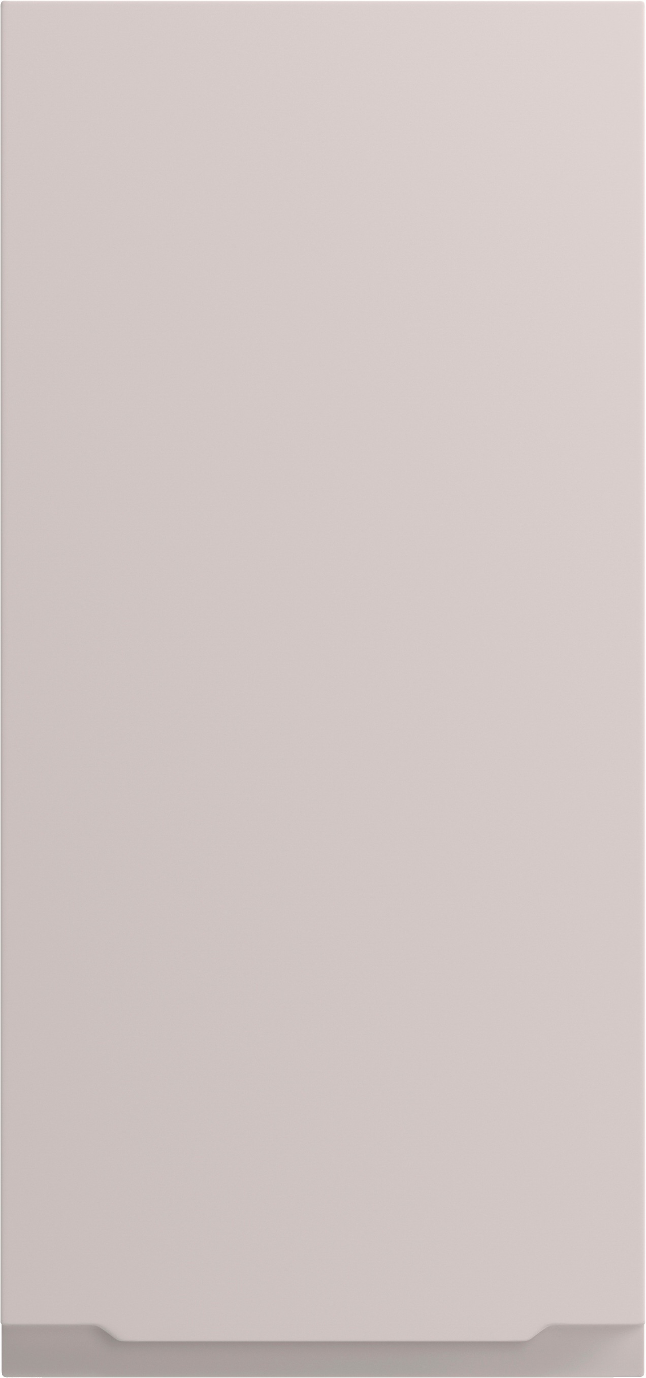 welltime Hängeschrank »CABO, gedämpfte Scharniere« Kaschmir, griffloses Design, reversibel