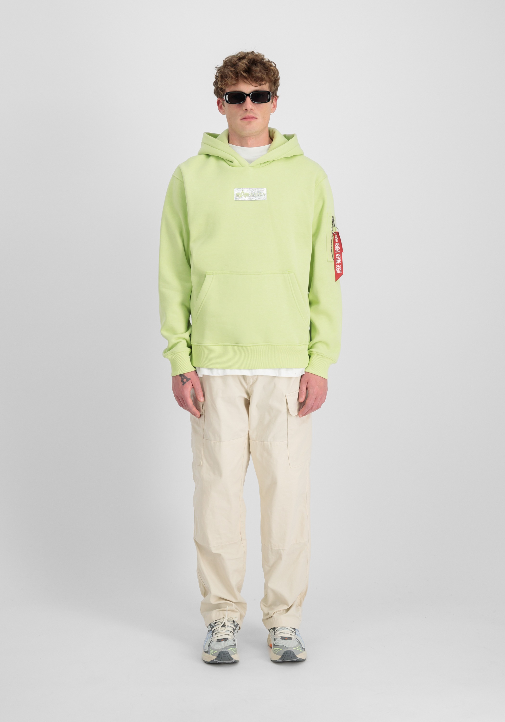 Alpha Industries Hoodie »Alpha Industries Men - Hoodies Metal Plate Hoodie«