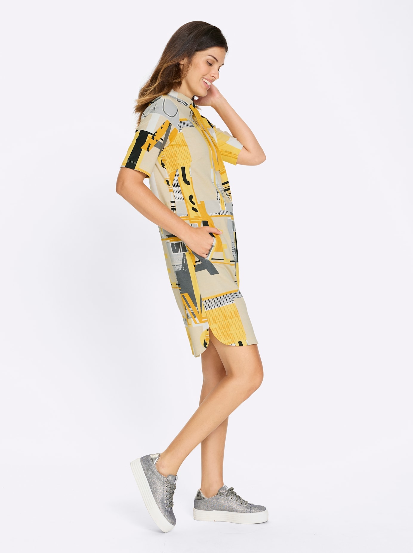 Classic Basics Sweatkleid »Jersey-Kleid« Eingrifftaschen