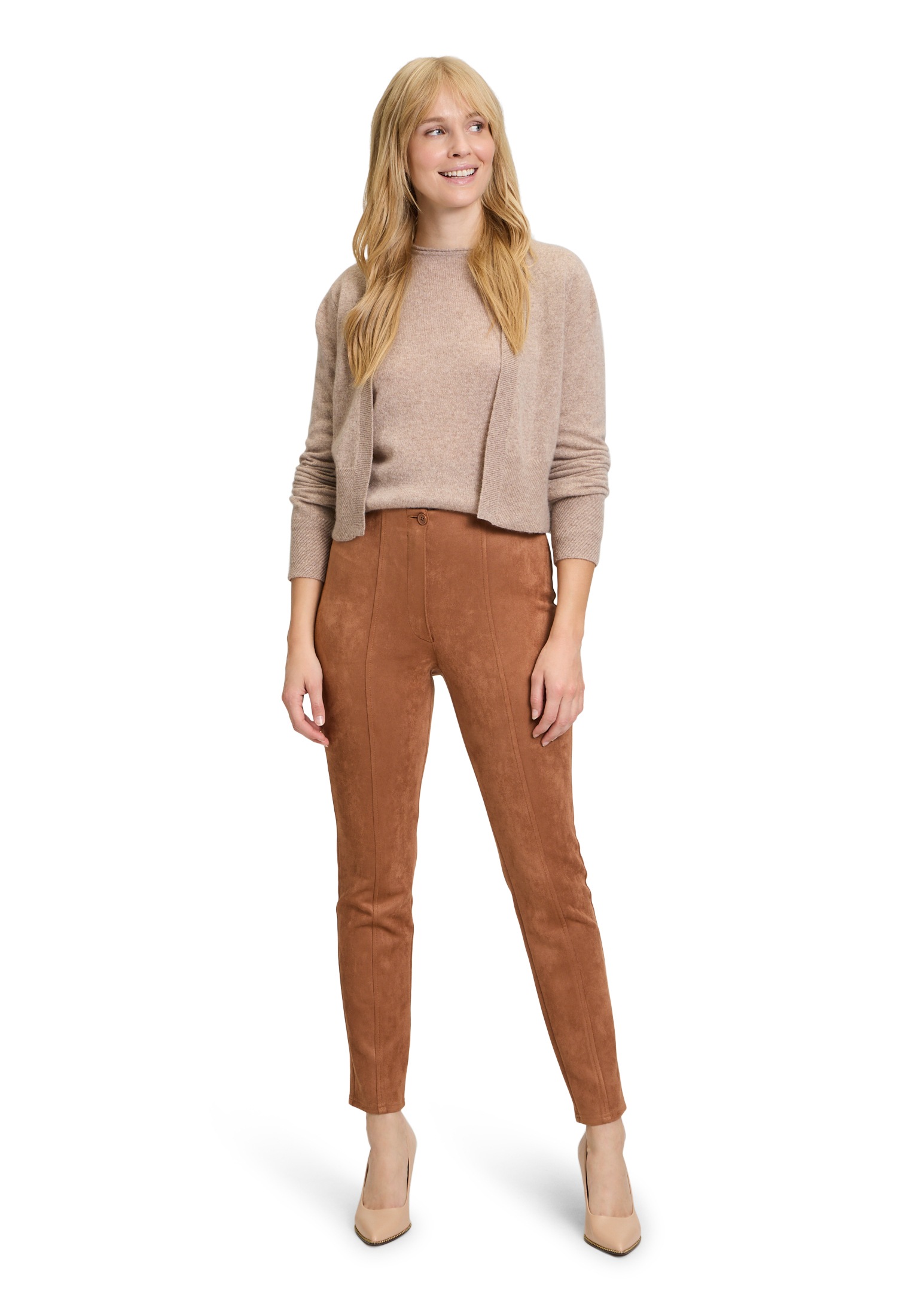 Betty Barclay Strickjacke »Kaschmir-Strickjacke mit Rippbündchen«