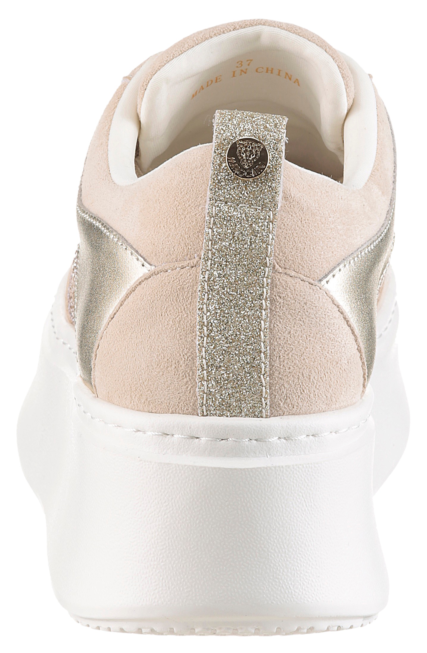 Marc Cain Sneaker »Sports Dodgy Dogs«, Keilsneaker, Sneaker, Schnürschuh im Retro Look
