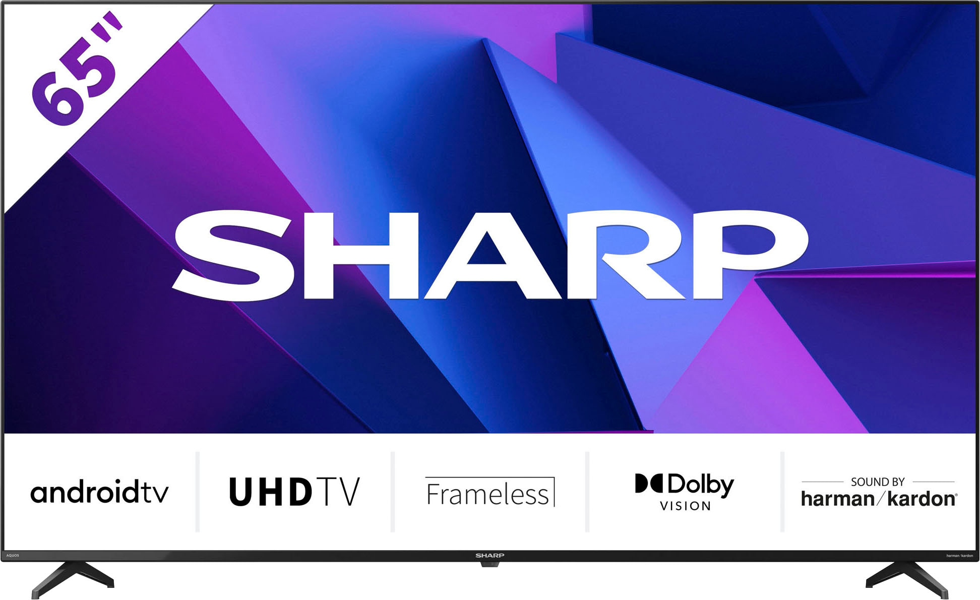 Sharp LED-Fernseher »4T-C65FNx«, 4K Ultra HD, Android TV-Smart-TV