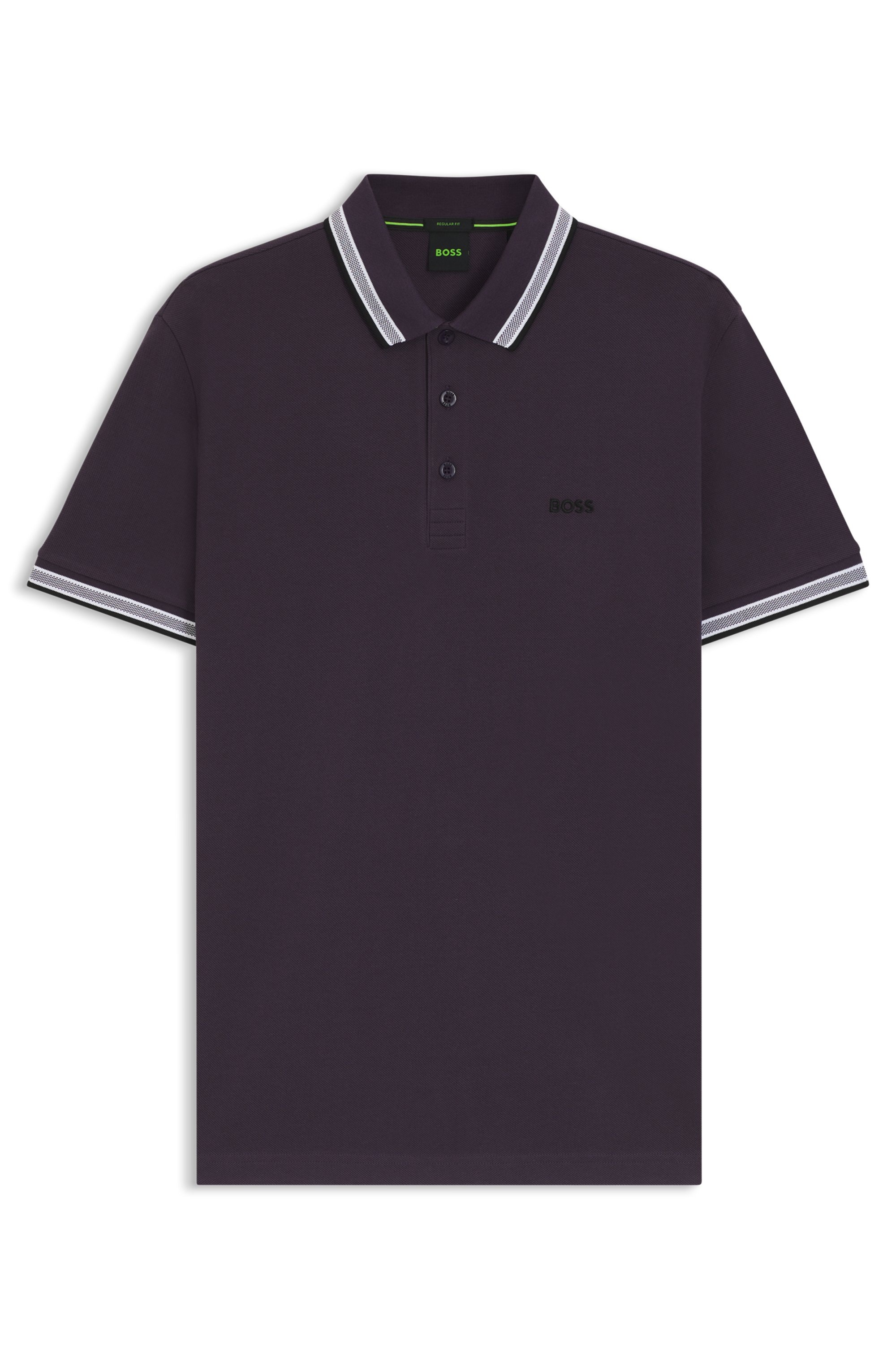 BOSS GREEN Poloshirt »Paddy«, mit kontrastfarbenen Streifen am Kragen