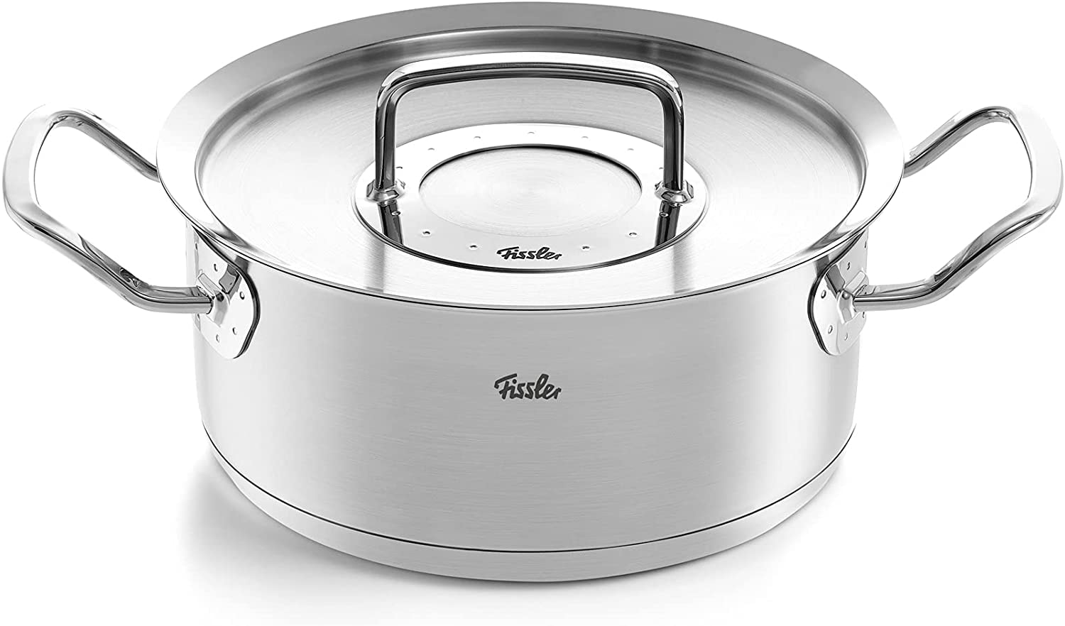 Fissler Topf-Set »ORIGINAL-PROFI COLLECTION® Edelstahl-Topfset« je 1 Kochtopf 16/20/24 cm, Kasserolle 16 cm, Bratentopf 20 cm, 7 Stk. tlg. Edelstahl 18/10