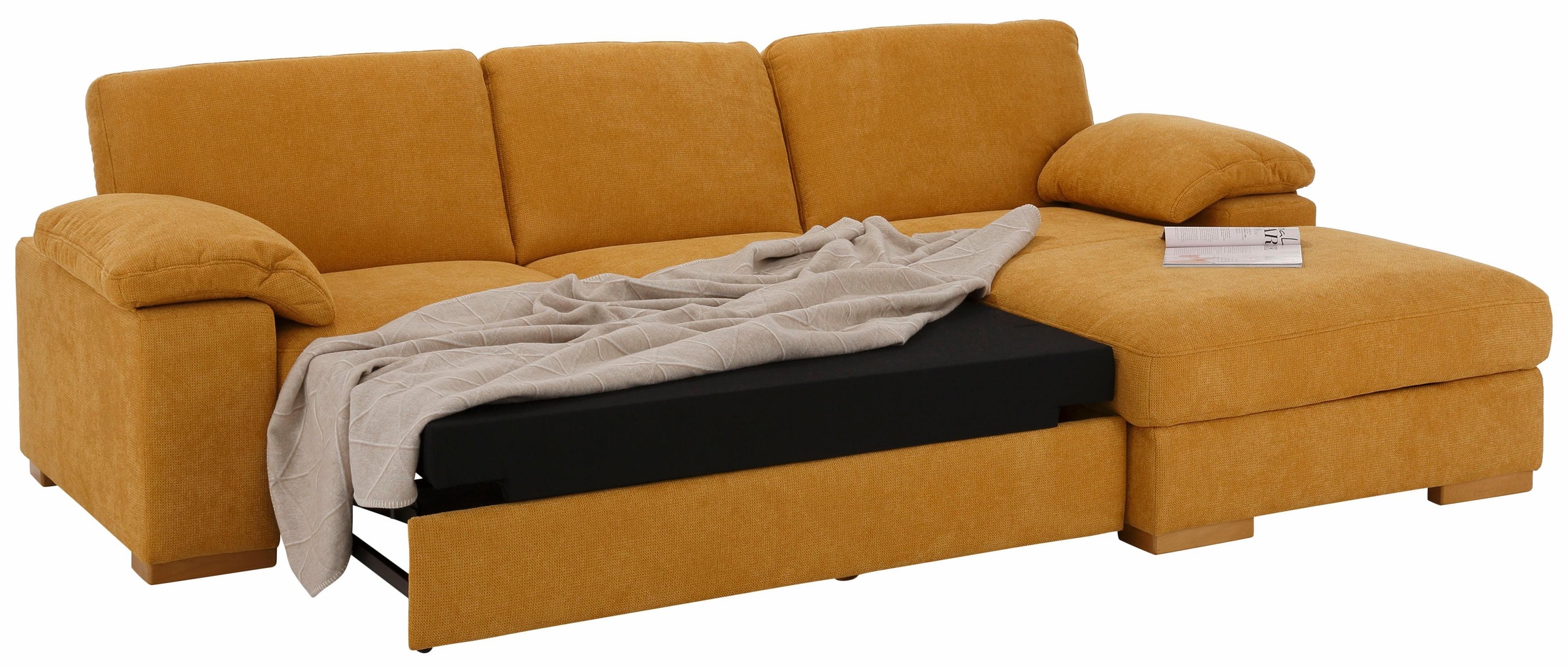 Home affaire Ecksofa »Ventura L-Form«, wahlweise mit Bettfunktion und Bettfunktion/Bettkasten