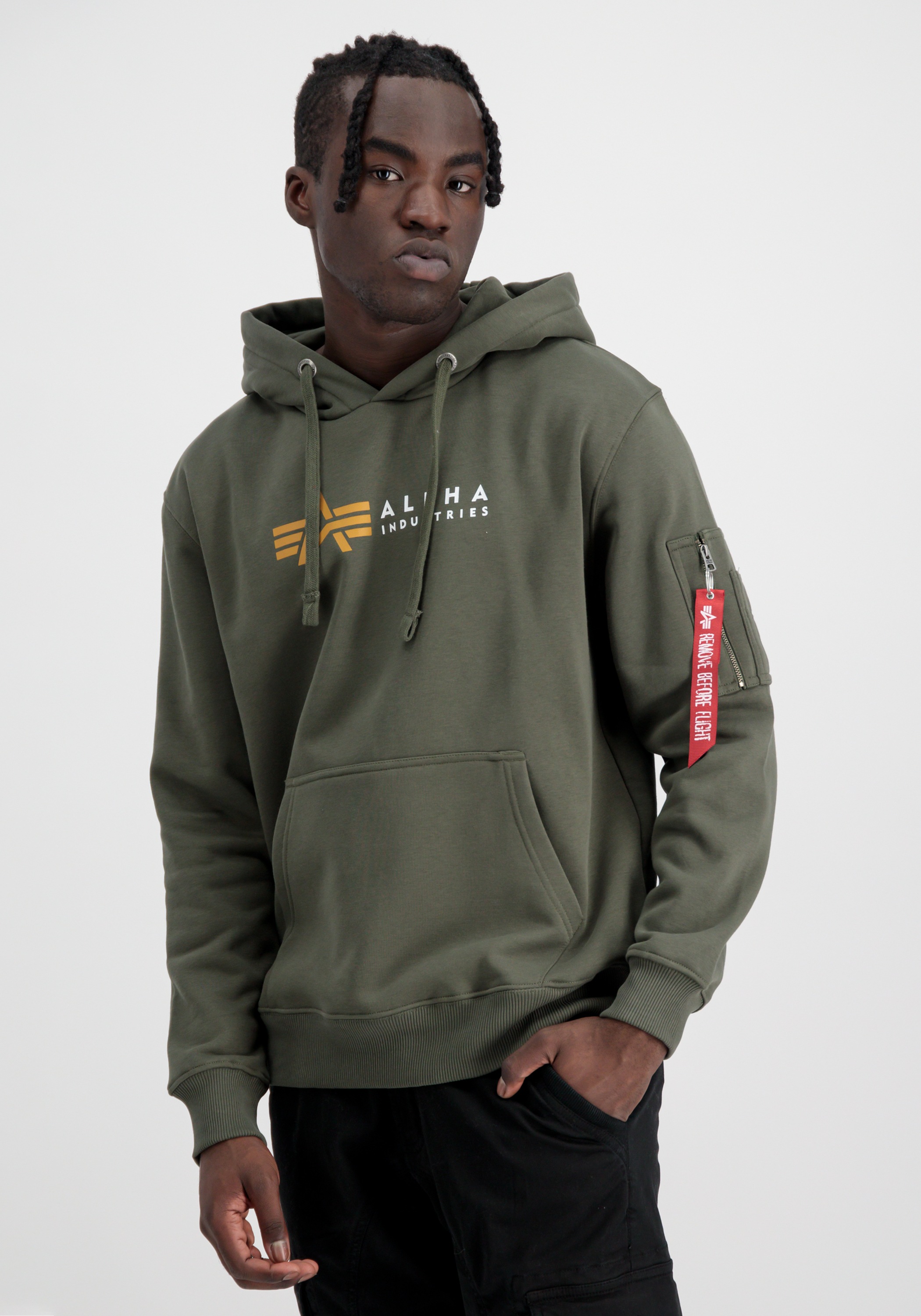 Alpha Industries Hoodie »Alpha Industries Men - Hoodies Alpha Label Hoodie«