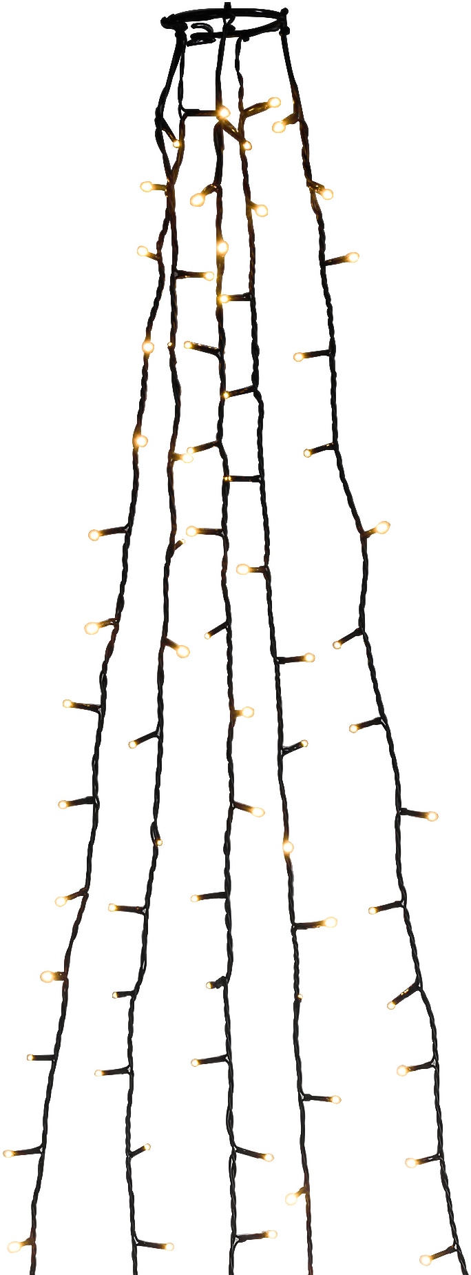 vormontiert Christbaumschmuck«, bei St.- KONSTSMIDE Stränge à kaufen 5 »Weihnachtsdeko, 40 flammig, LED-Baummantel Lichterkette Dioden, LED Ring, online mit 200 OTTO
