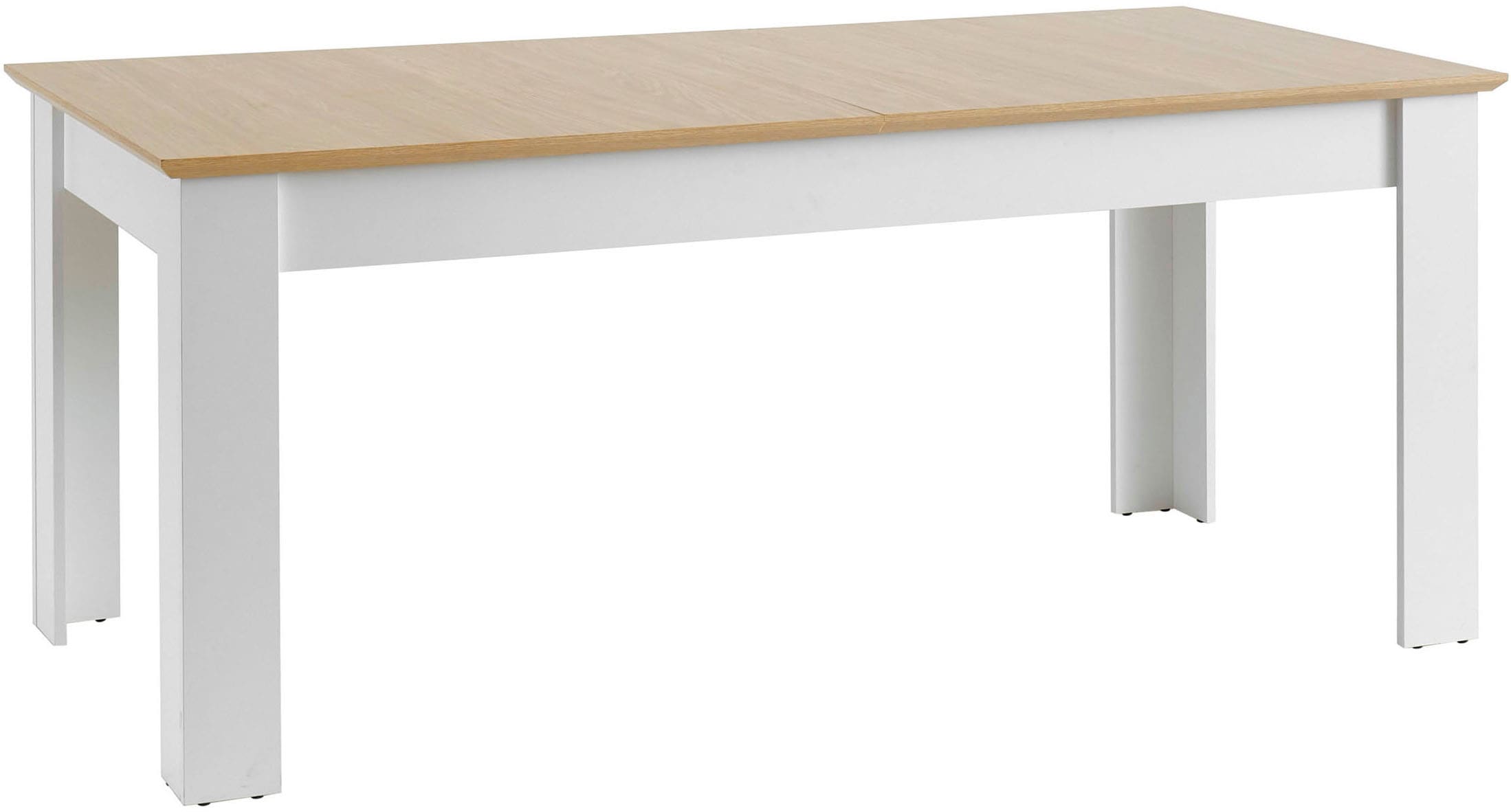 OTTO home Esstisch »Brest, Tisch im Landhausstil, Wohnzimmertisch, Küchentisch« mit Auszugsfunktion, 180 cm ausziehbar auf 240 cm, Einlegeplatte