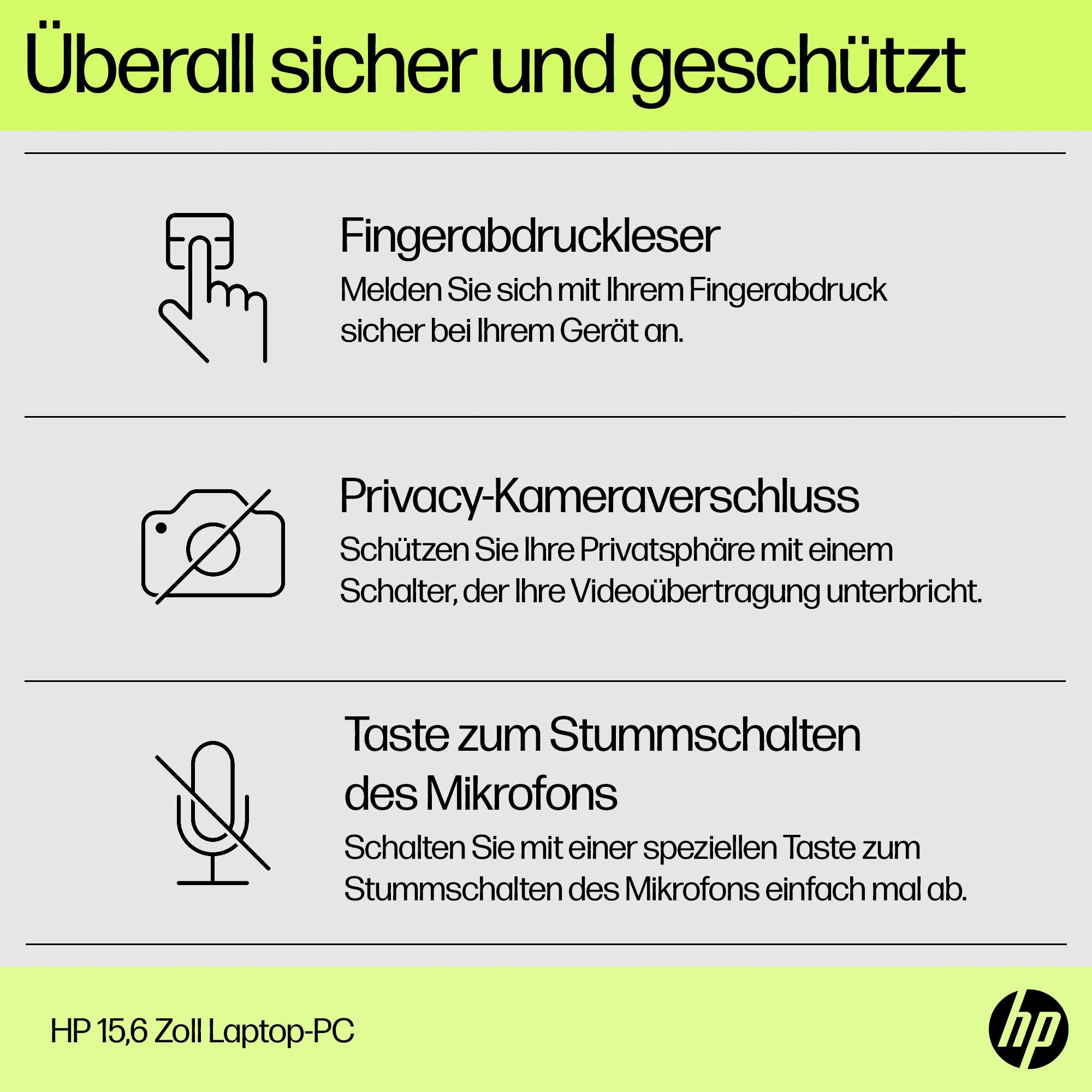 HP Notebook »15-fd0215ng«, 39,6 cm, / 15,6 Zoll, Intel, Celeron, UHD Graphics, 128 GB SSD