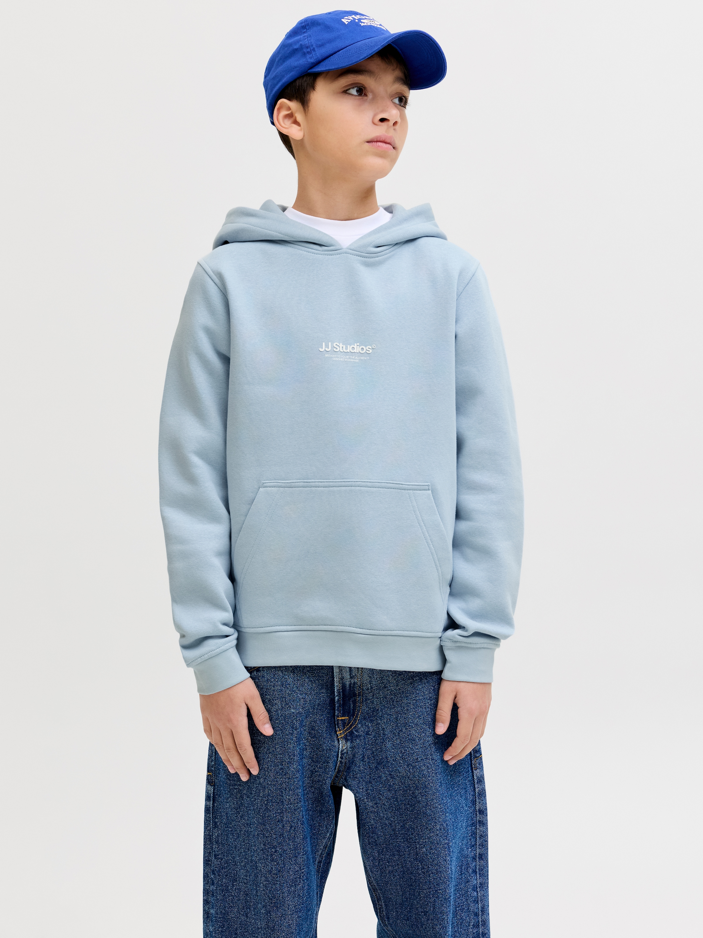 Jack & Jones Junior Kapuzensweatshirt »JJESOHO SWEAT HOOD NOOS JNR«, Baumwollmischung, relaxed fit
