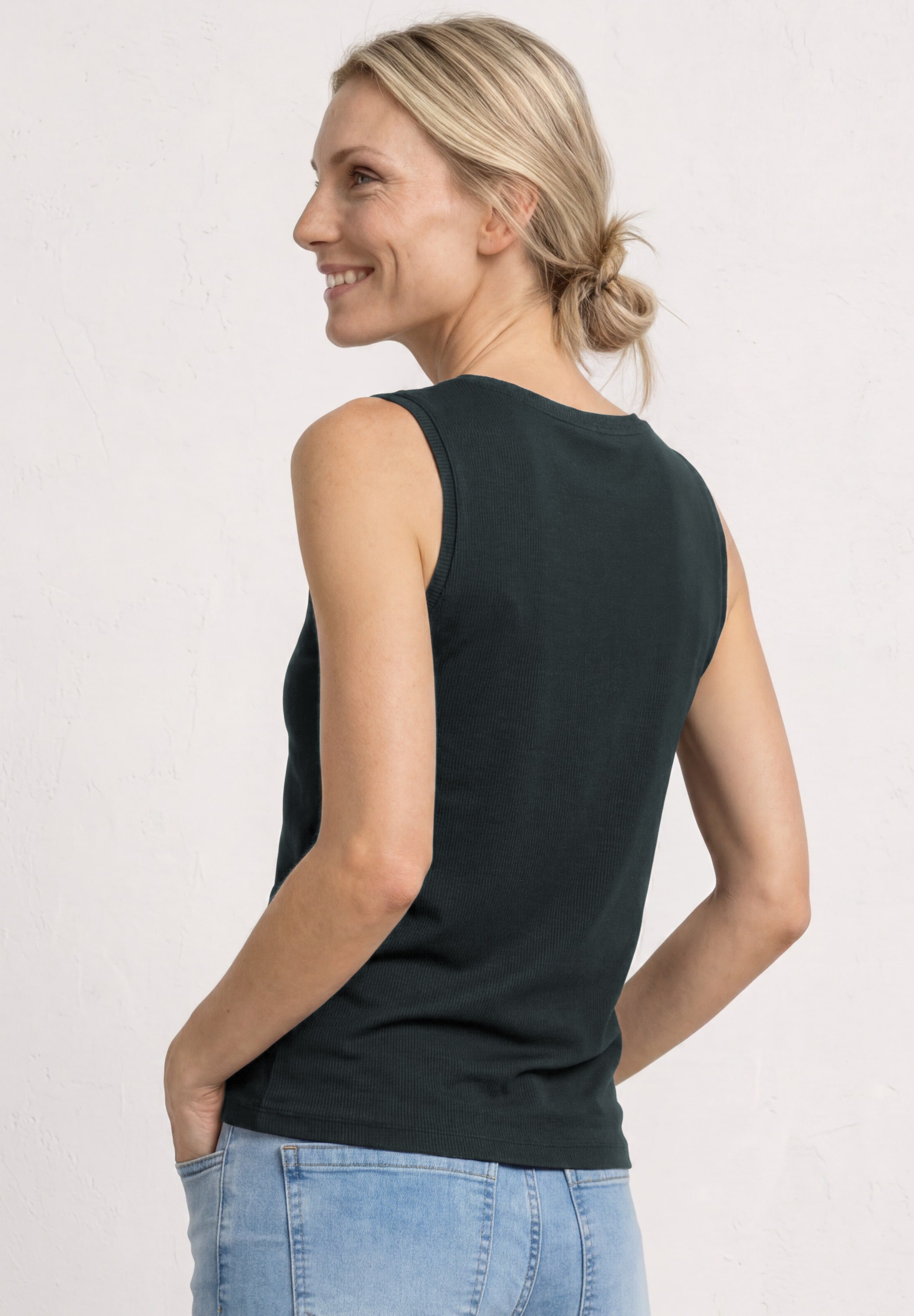 STREET ONE Shirttop mit dekorativem Crochet-Tape, unifarben