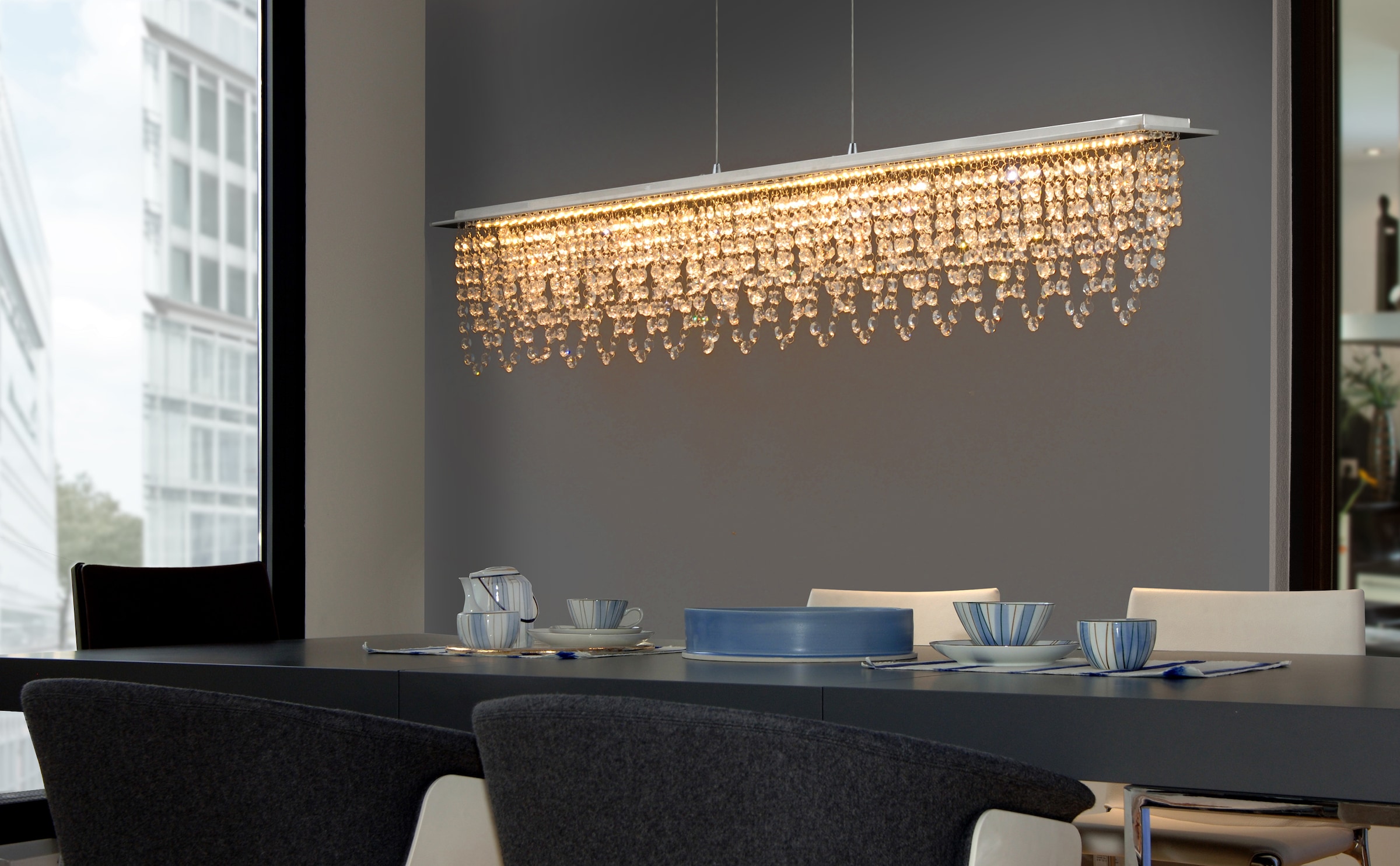 flammig-flammig, LED bei Diamonds »Diamonds«, OTTO 1 näve LED Pendelleuchte Pendelleuchte>>