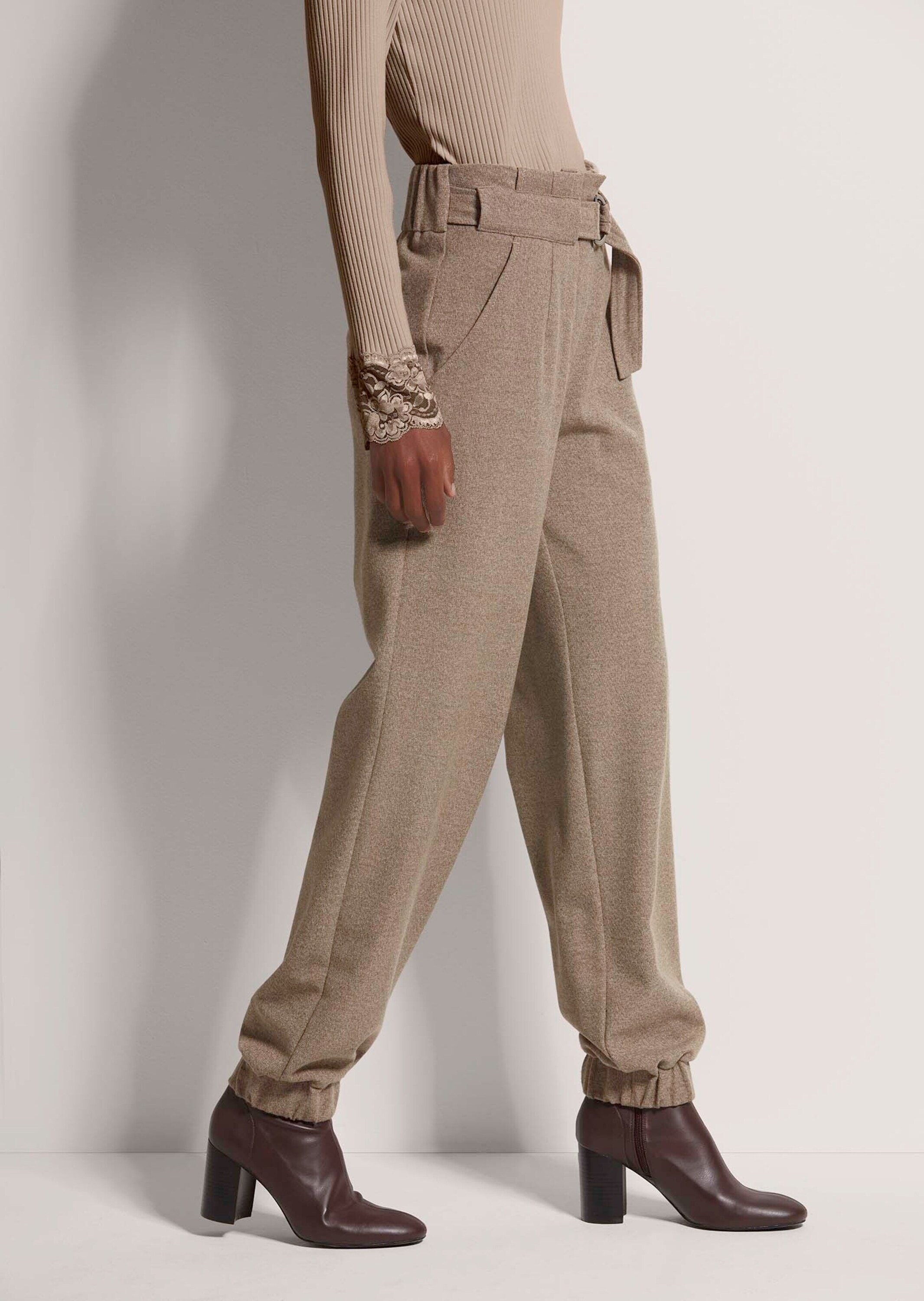 MADELEINE Cargohose »Cargo-Pants Lässige Damenhose mit Gürtel und Gummisaum«