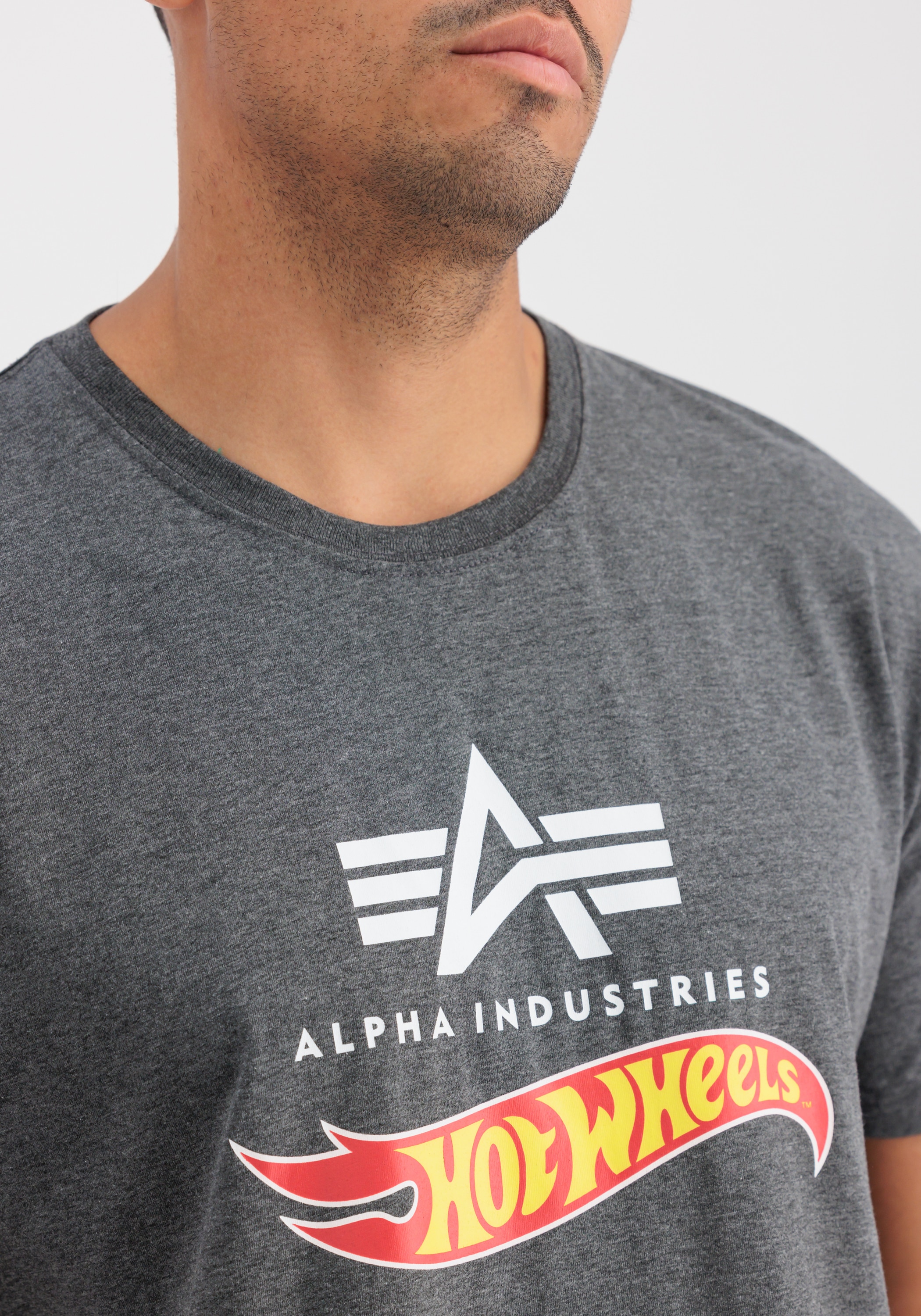 Alpha Industries Longsleeve »ALPHA INDUSTRIES Men - T-Shirts Hot Wheels Flag T«