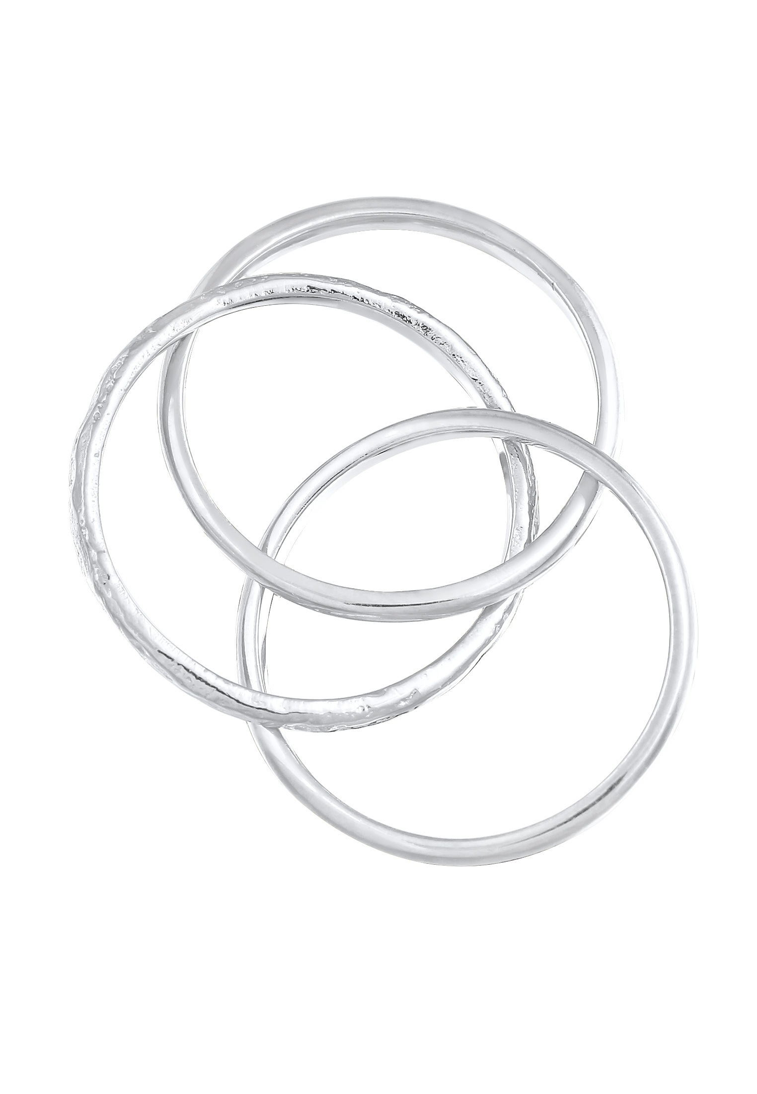 Elli Silberring »Ring Basic Wickelring Trend Trinity 925 Silber«