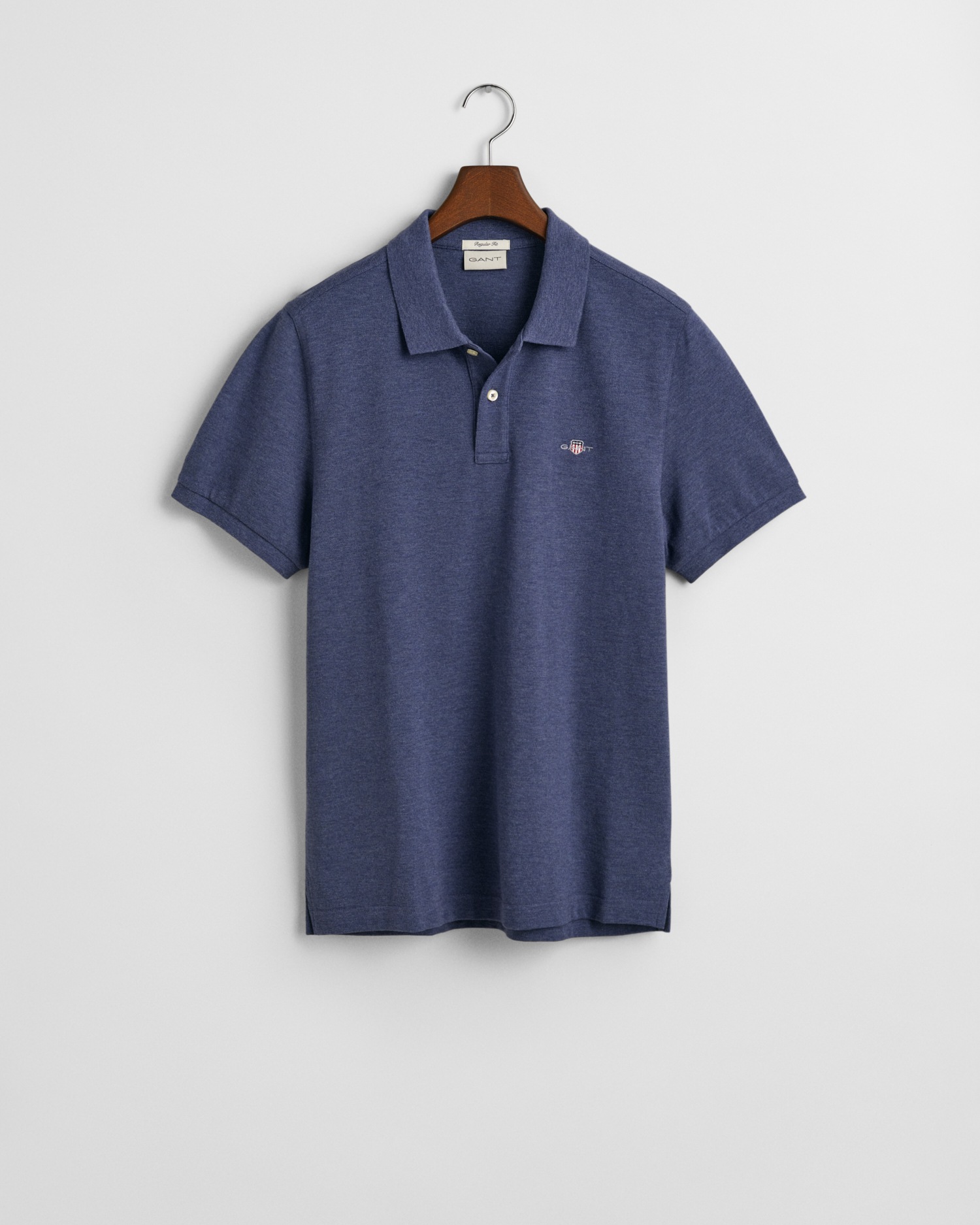 Gant Poloshirt »REG SHIELD SS PIQUE POLO«, mit Logo und Flachstrickkragen 100% Baumwolle Pique