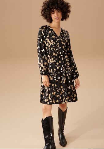 Aniston CASUAL Blusenkleid, mit graphischem Blumendruck - NEUE KOLLEKTION kaufen