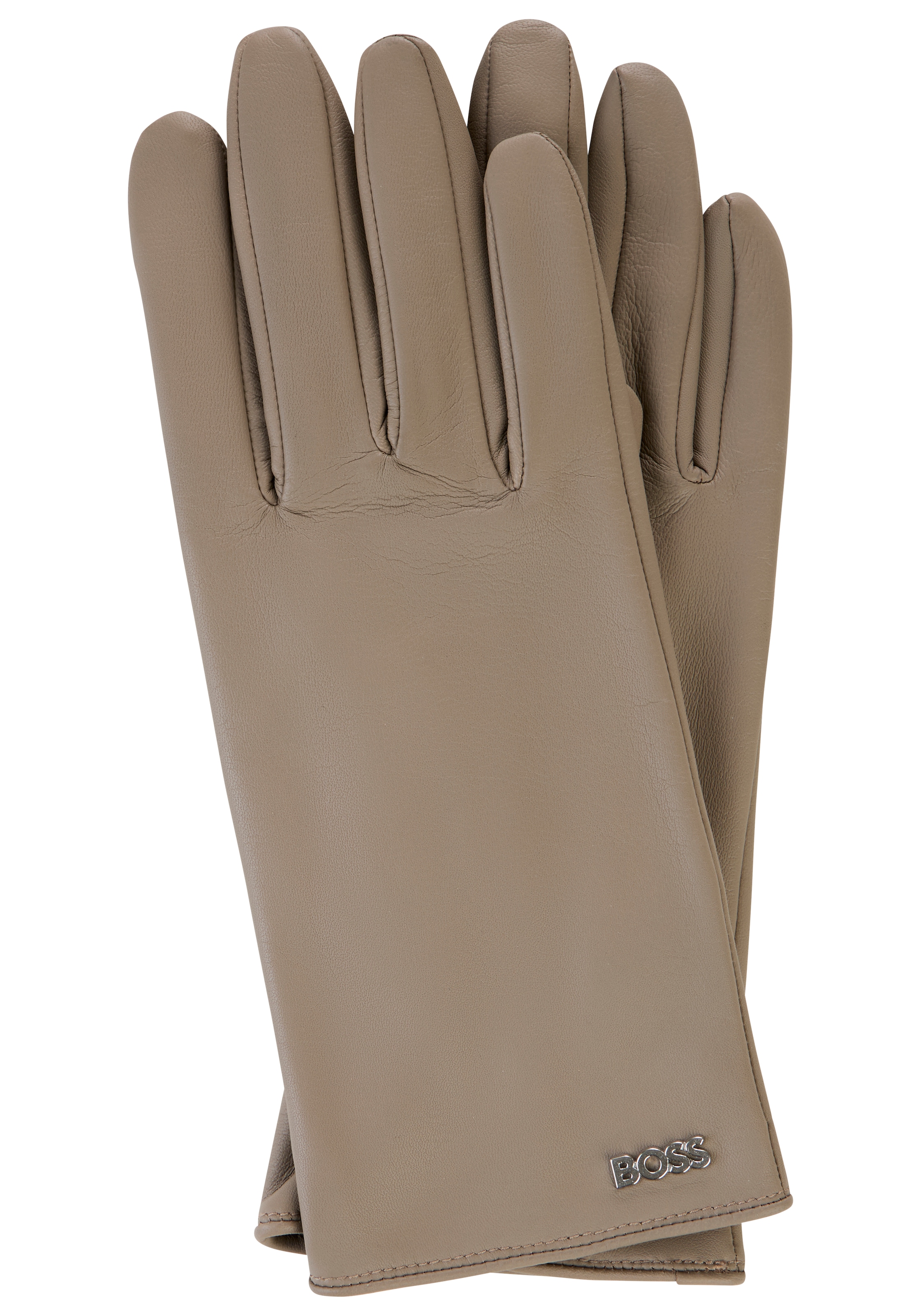 BOSS Lederhandschuhe »Gueen ME« mit Touch Tech Fingertips