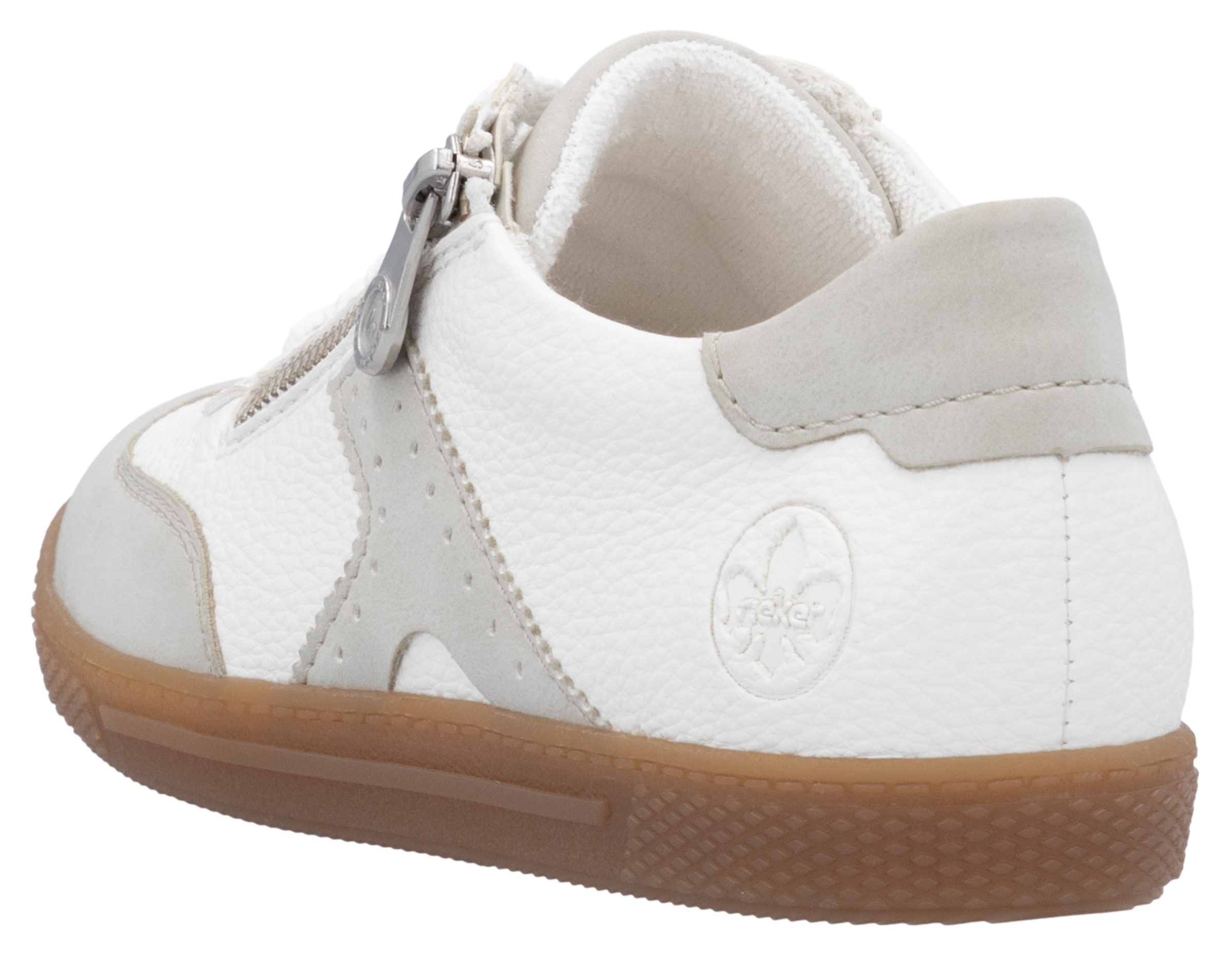 Rieker Sneaker, Halbschuh, Freizeitschuh, Schnürschuh mit Reißverschluss