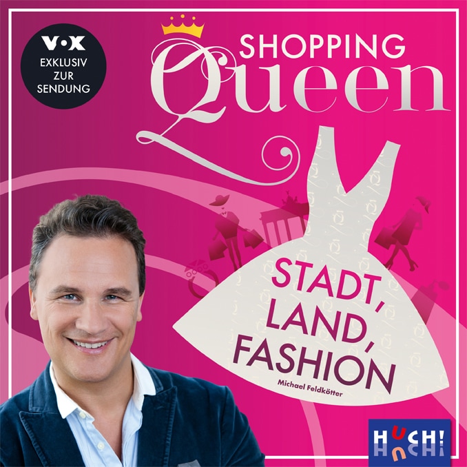 HUCH! Spiel »Shopping Queen - Stadt, Land, Fashion«, Made in Europe