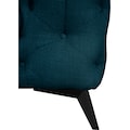 Leonique 3-Sitzer »Glynis«, mit aufwändiger Knopfheftung in moderner Optik, Fußfarbe wählbar