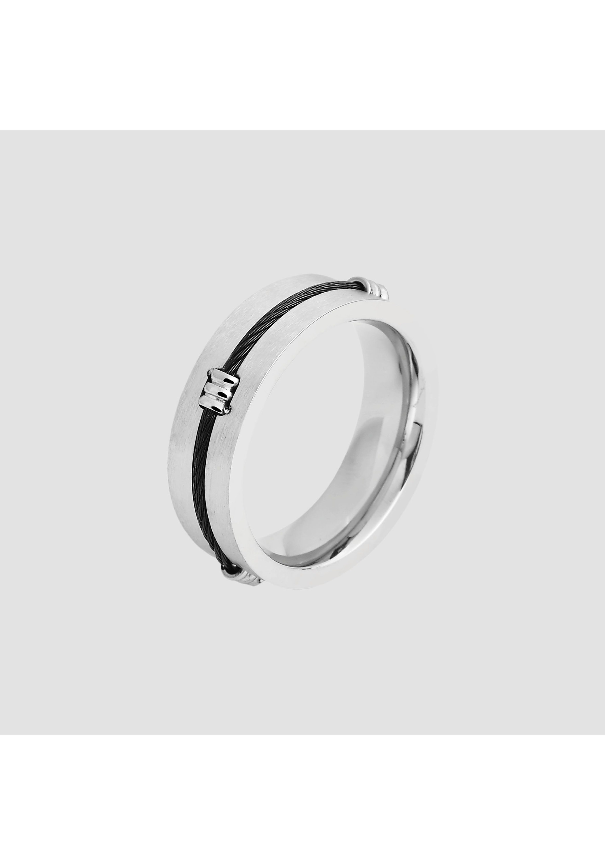 AKZENT Fingerring »Medardo, silberfarbig, langlebig«