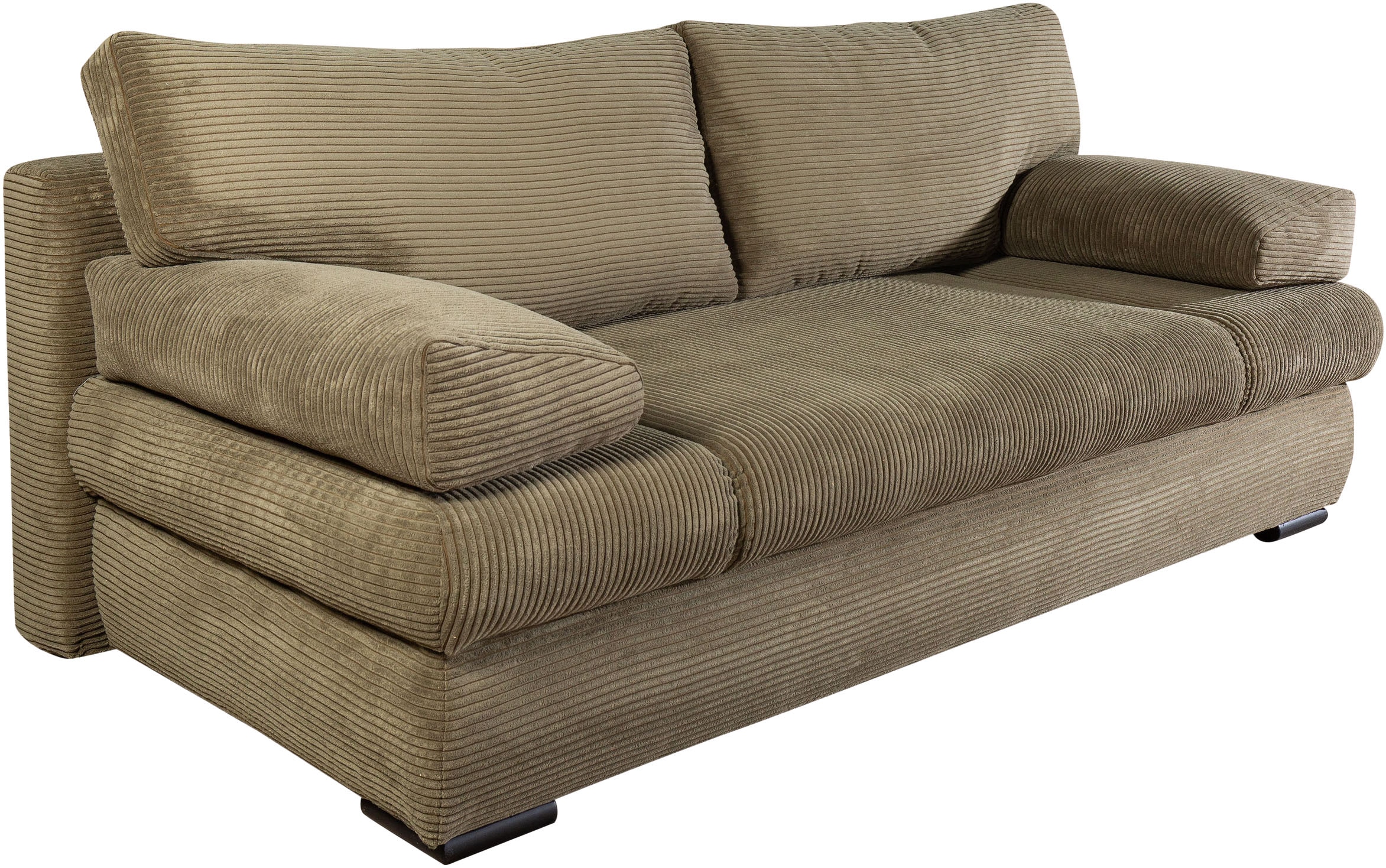 COLLECTION AB Schlafsofa »Tina Breite 200 cm, Liegefl. 146x200 cm« mit Bettfunktion, Bettkasten & 2 Armlehnenkissen, Bonell-Federkern