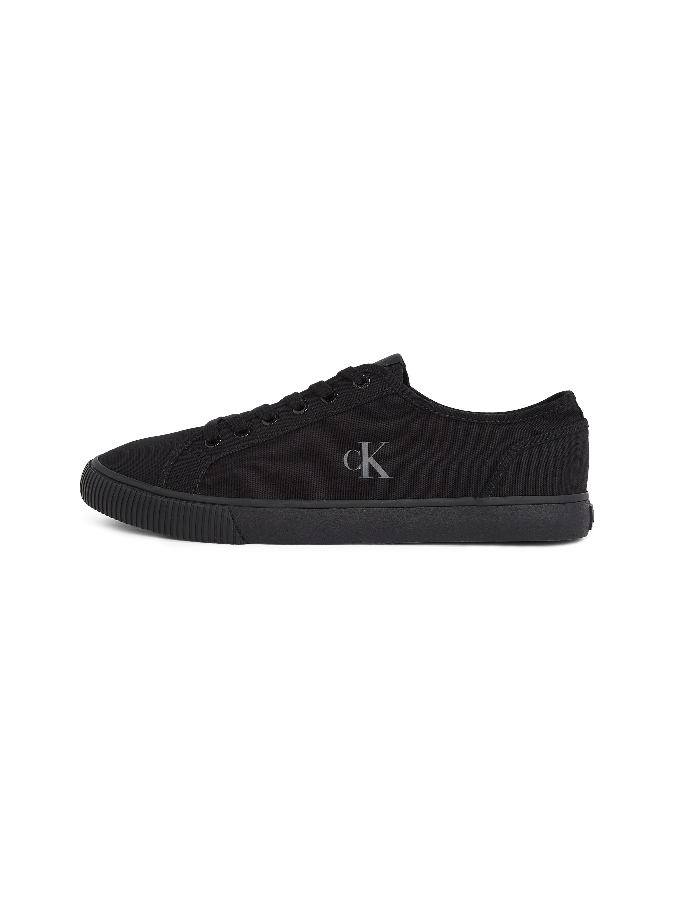 Calvin Klein Jeans Sneaker »ESS VULC LOW MG CANVAS«, Schnürschuh, Halbschuh, Freizeitschuh in klassischer Optik