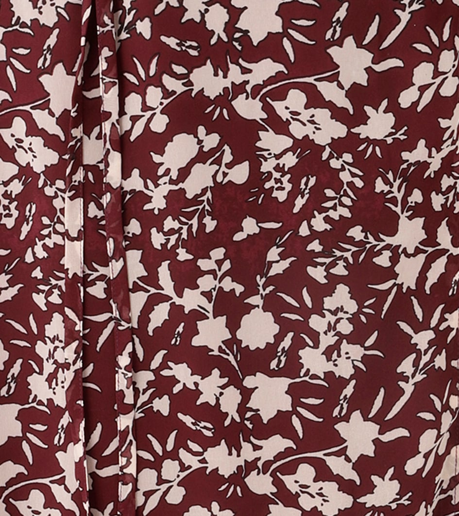 Aniston CASUAL Wickelkleid, mit grafischen Blumendruck - jedes Teil ein Unikat - NEUE KOLLEKTION