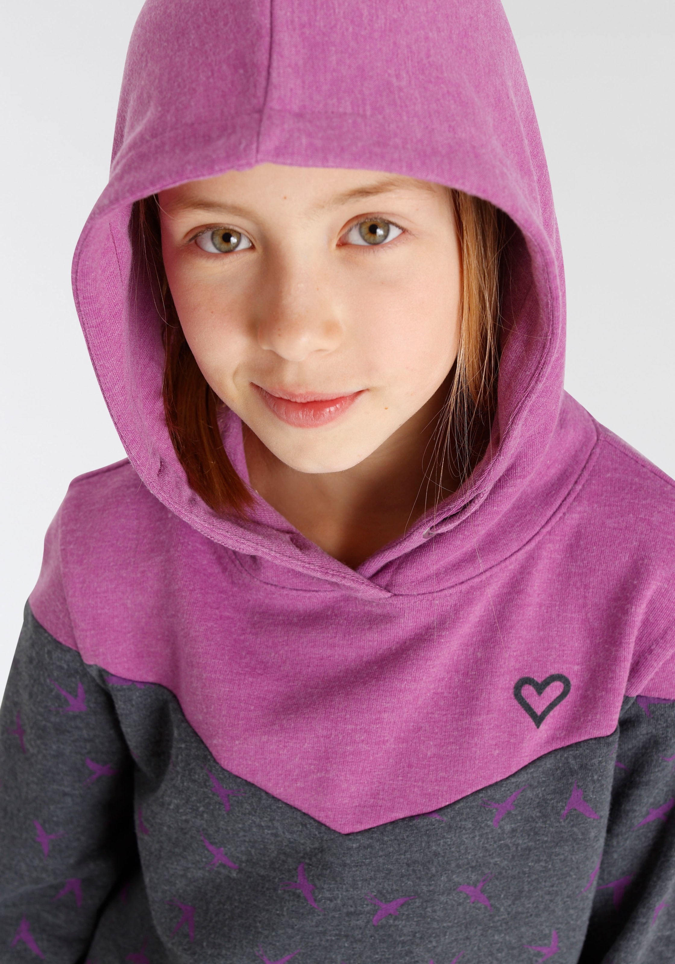 Alife & Kickin Kapuzensweatshirt »mit süßem allover Druck«, NEUE MARKE! Alife & Kickin für Kids.