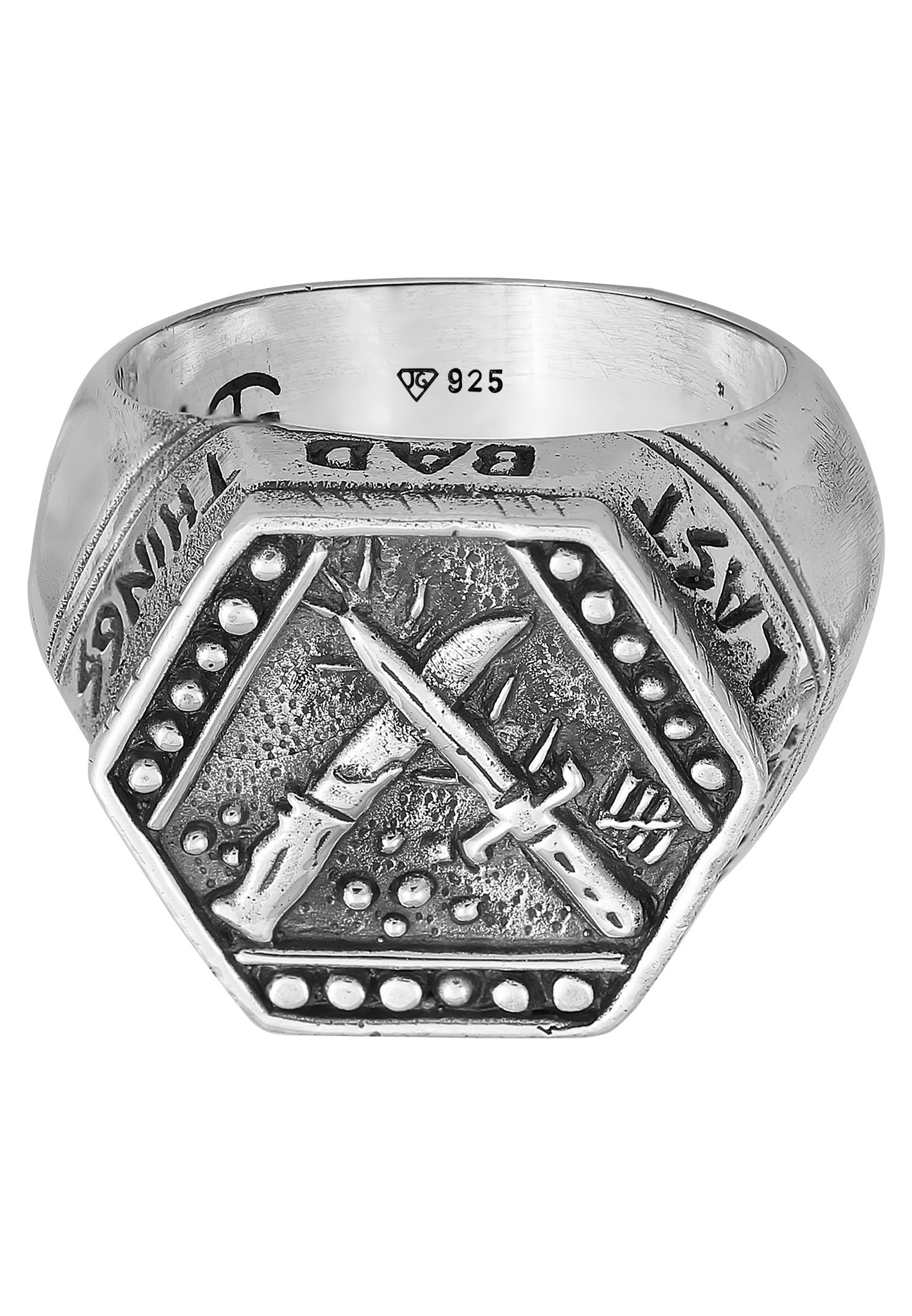 HAZE & GLORY Siegelring »Ring Siegelring - Knife 925 Silber«
