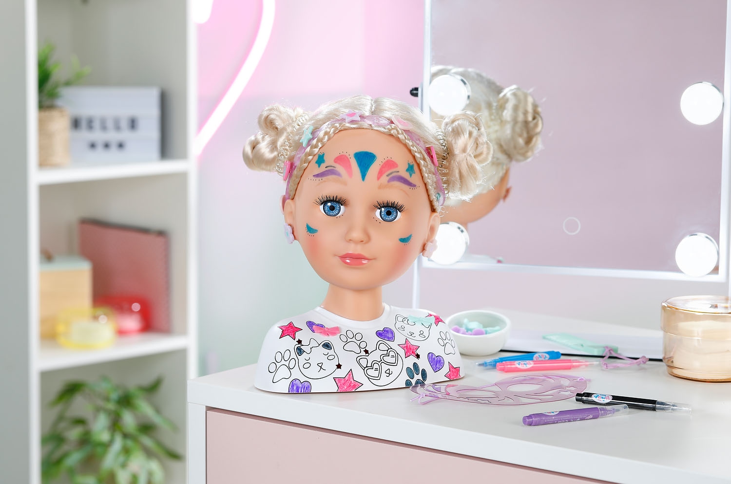 Baby Born Frisier- & Schminkkopf »Stylingkopf Kreativ« mit Zubehör